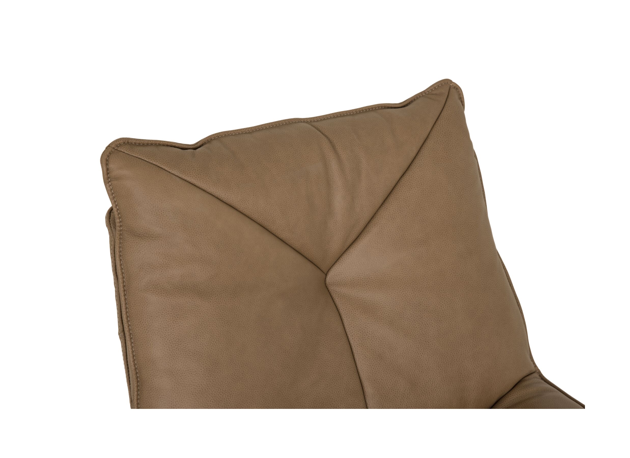 Detailfoto - Draaifauteuil A8036 75x90x87cm - leder - cognac