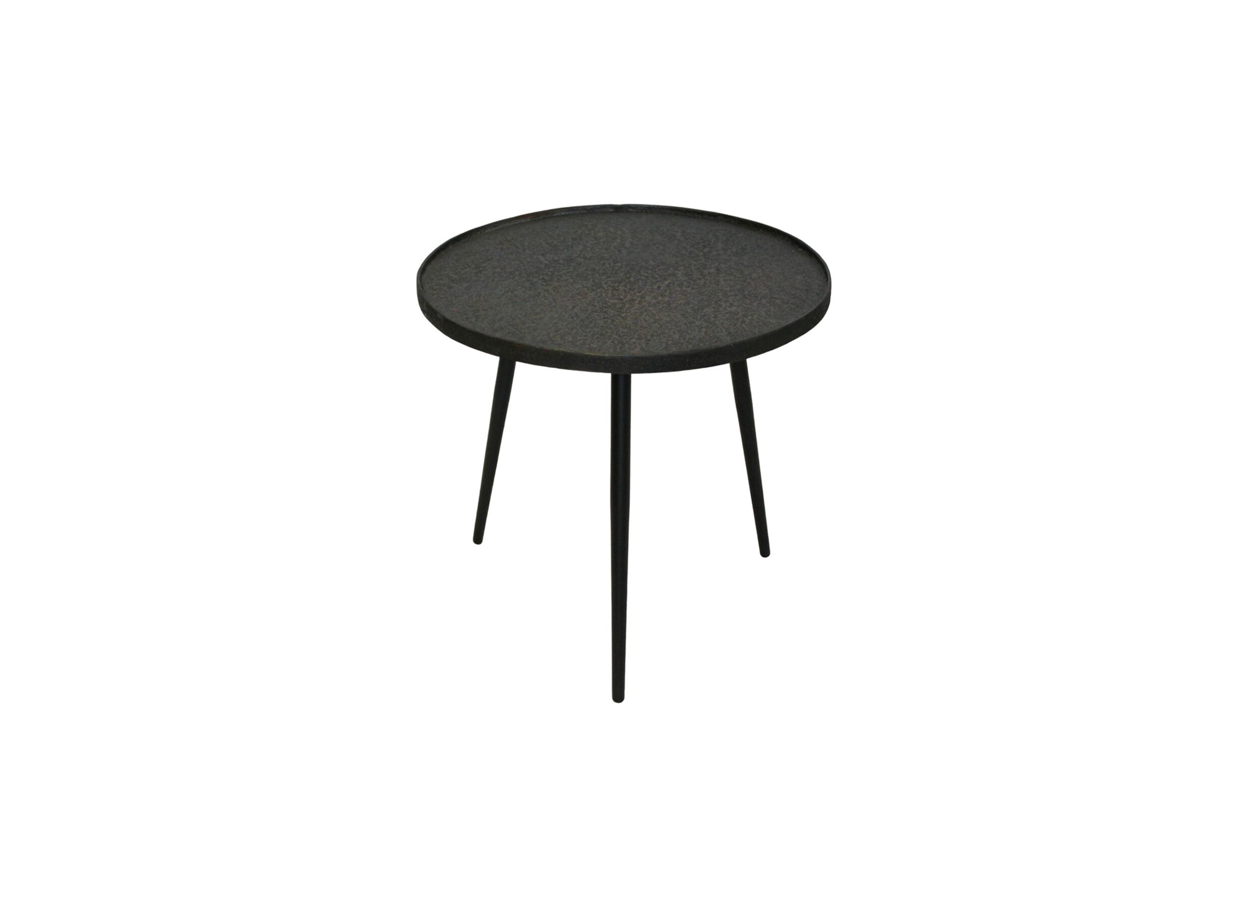 Table basse Billy teck massif ronde - Table basse Billy teck massif ronde