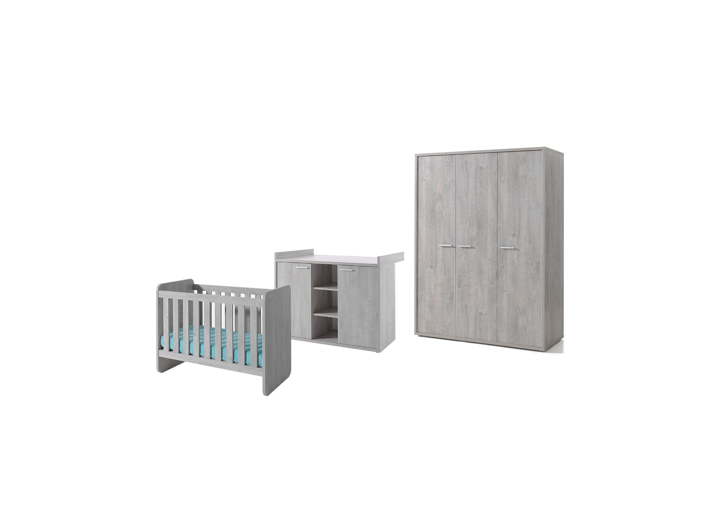Chambre bébé Vic avec armoire 3 portes - Chambre bébé Vic avec armoire 3 portes