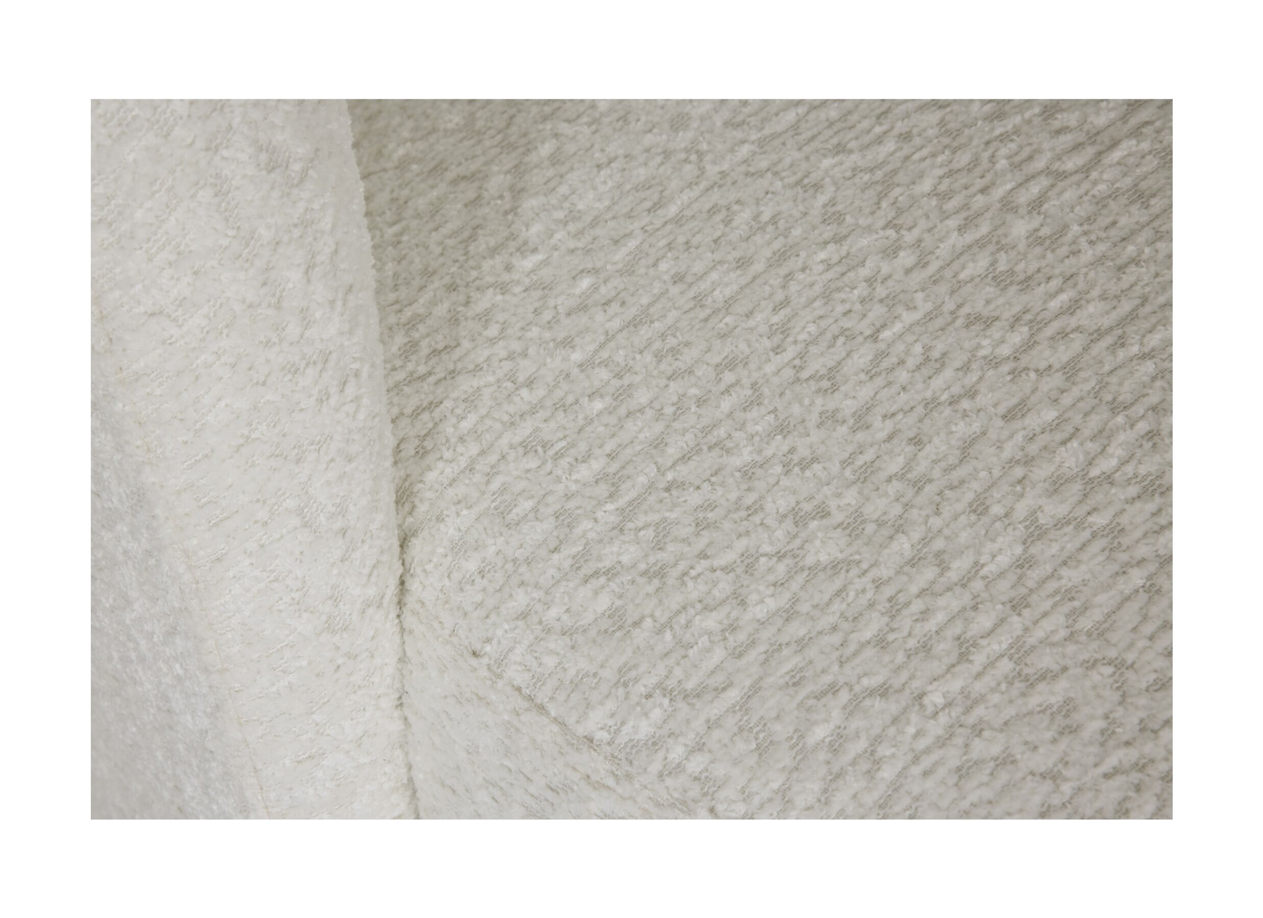 Detail - Fauteuil pivotant Companion 71x77x74cm - chenille - blanc