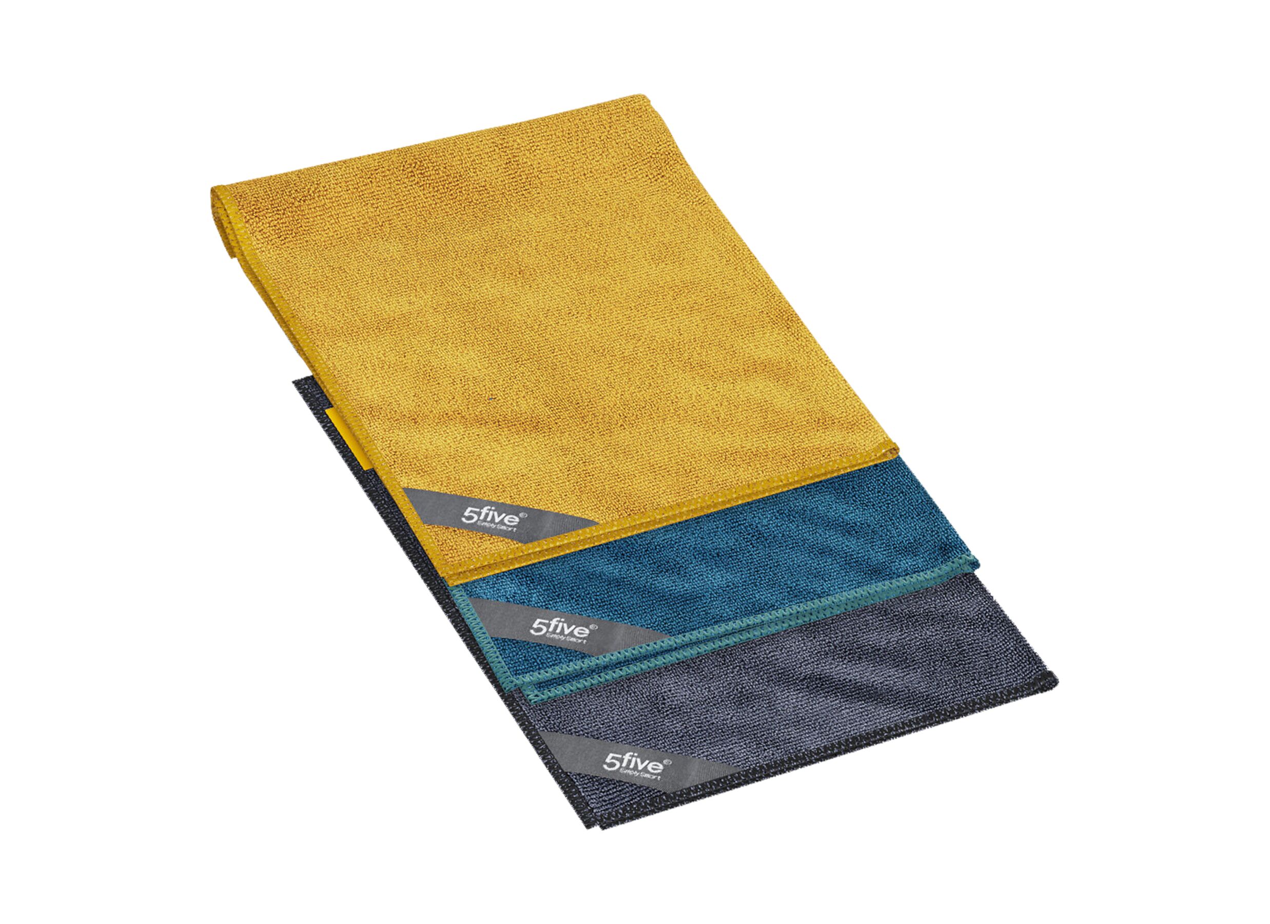 Overzichtsfoto - Microvezeldoek 30x40cm - polyester - multicolor set van 3