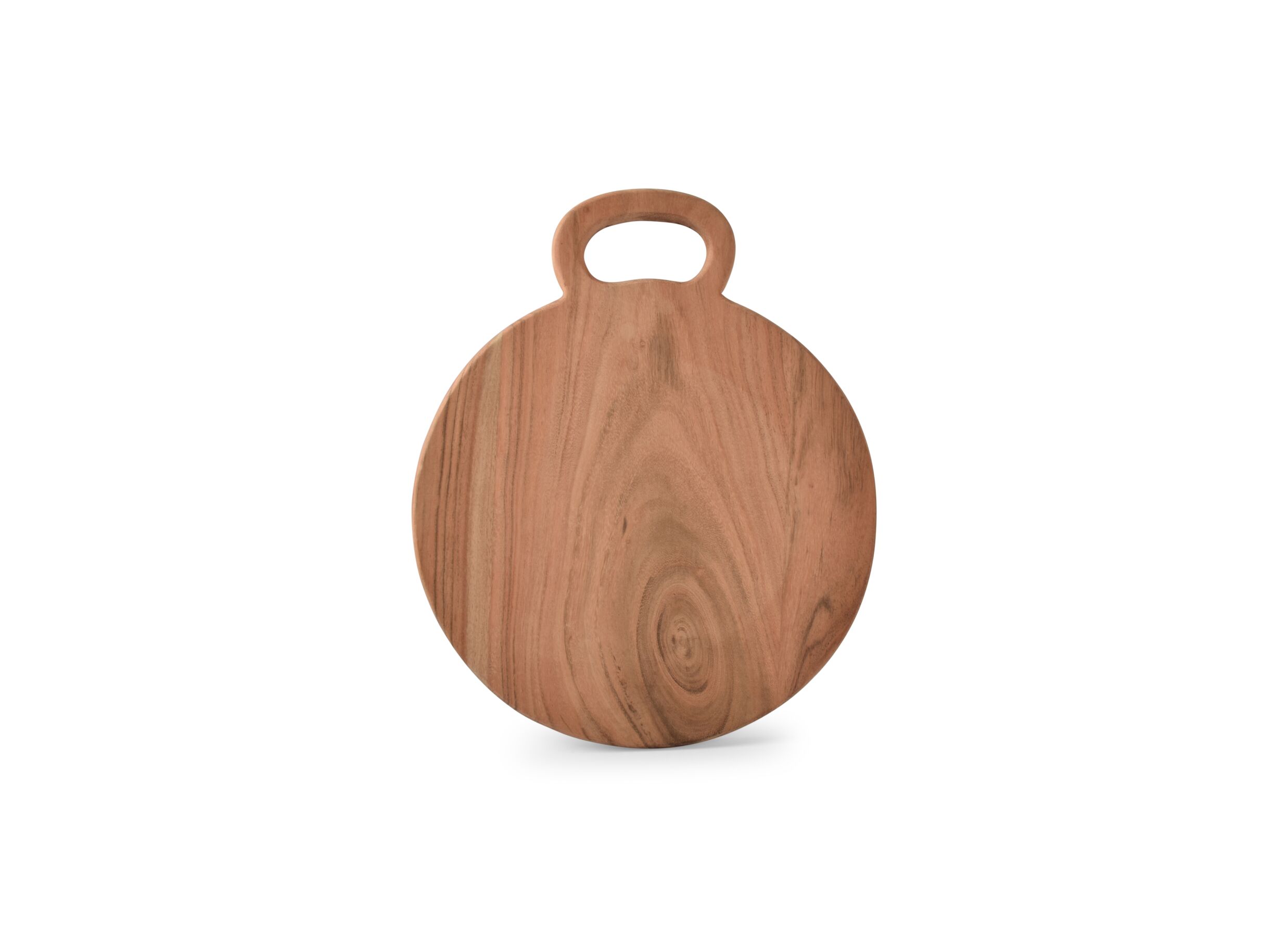 Aperçu - Planche à servir avec poignée Ø30cm - bois d'acacia - marron