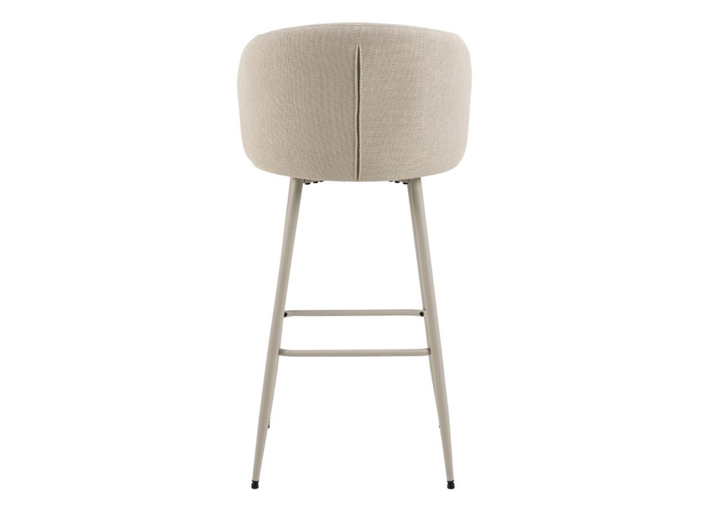 Overzichtsfoto - Barstoel ZH78cm - stof - beige