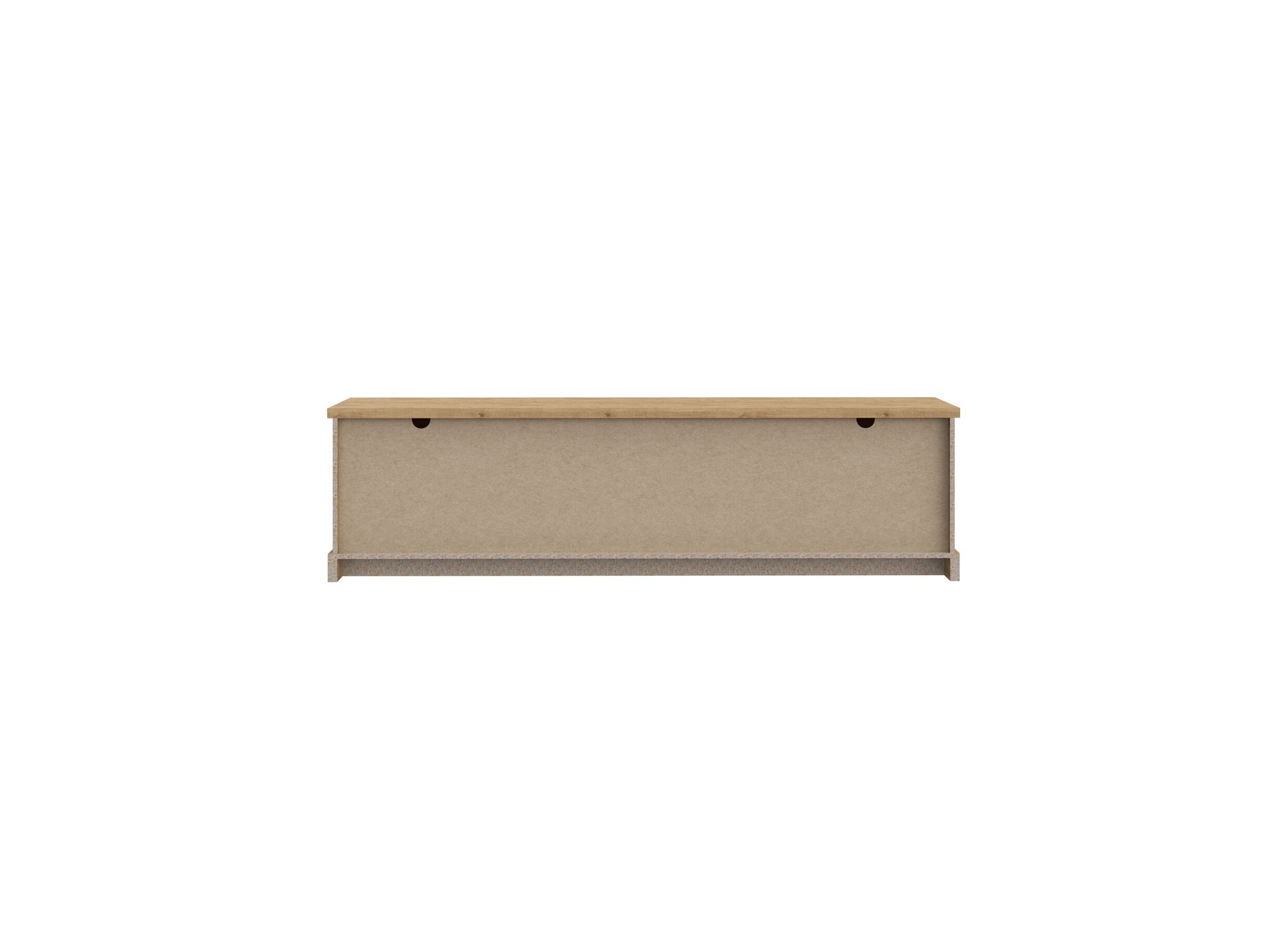 Tv-meubel Kaszimiro 203cm - meubelplaat - waterford eik/zwart