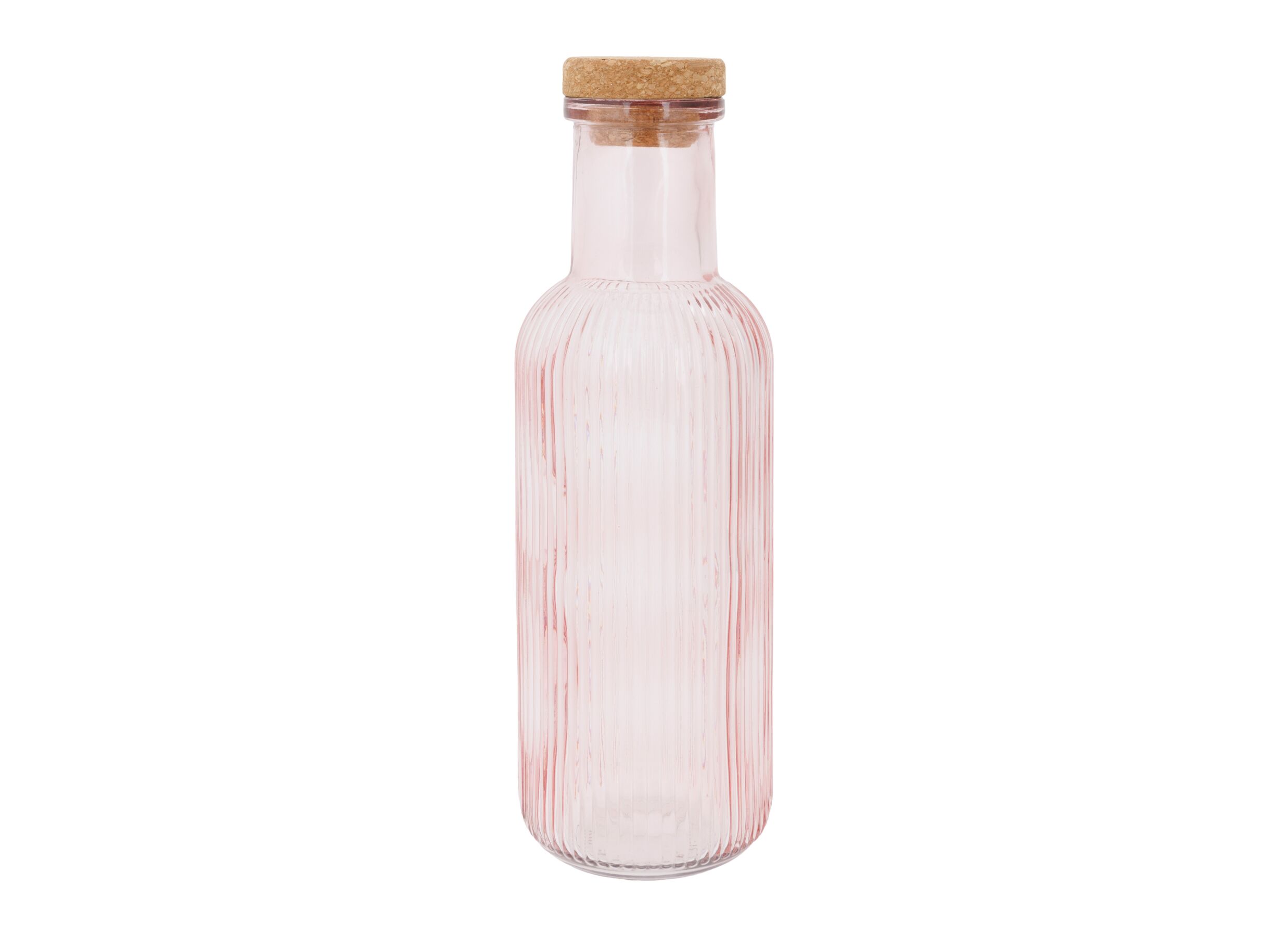 Waterfles Raya 1L - glas - roze - Bouteille à eau Raya 1L - verre - rose