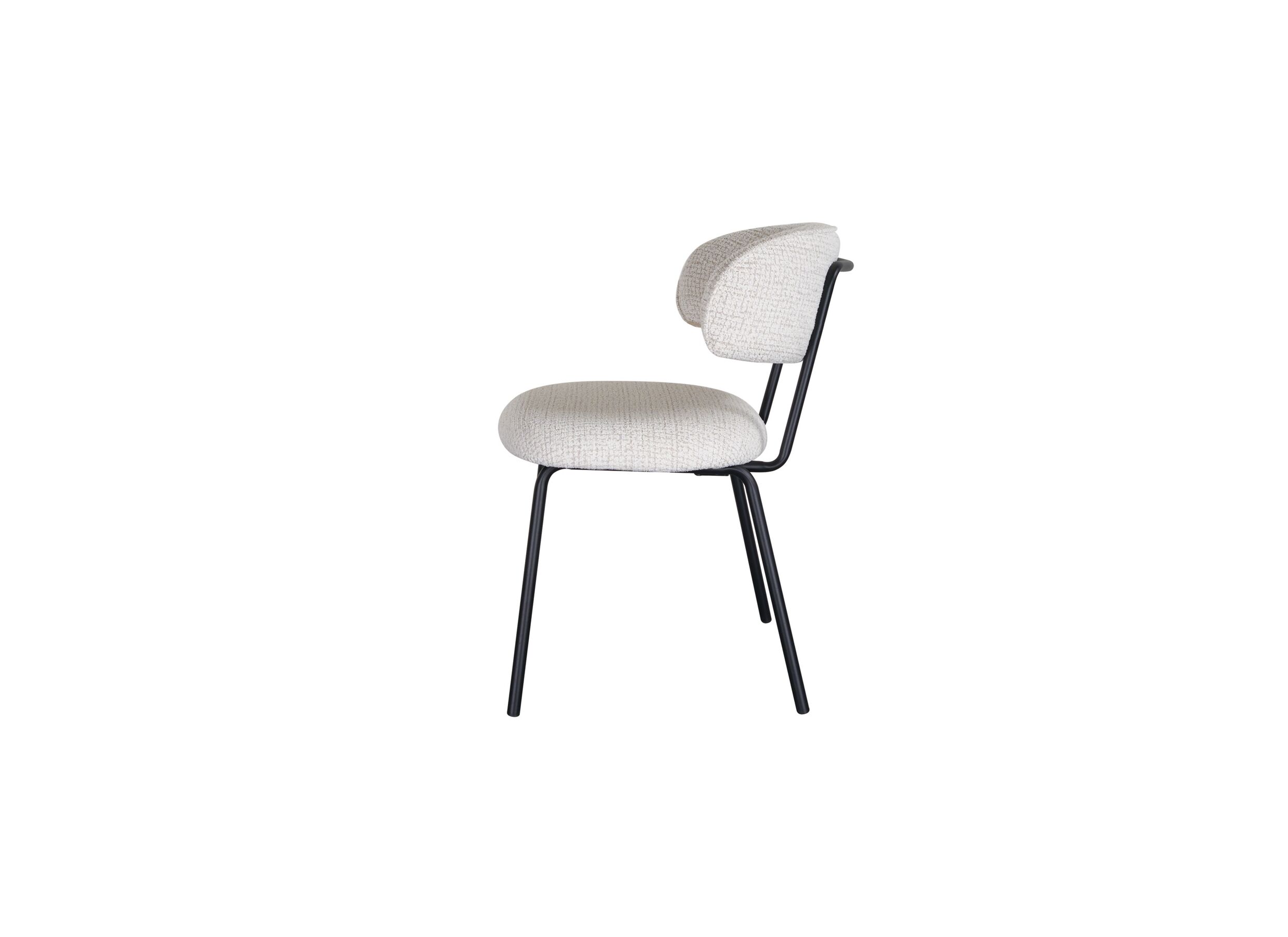 Aperçu - Chaise Suki 53x61,5x79cm - tissu - beige