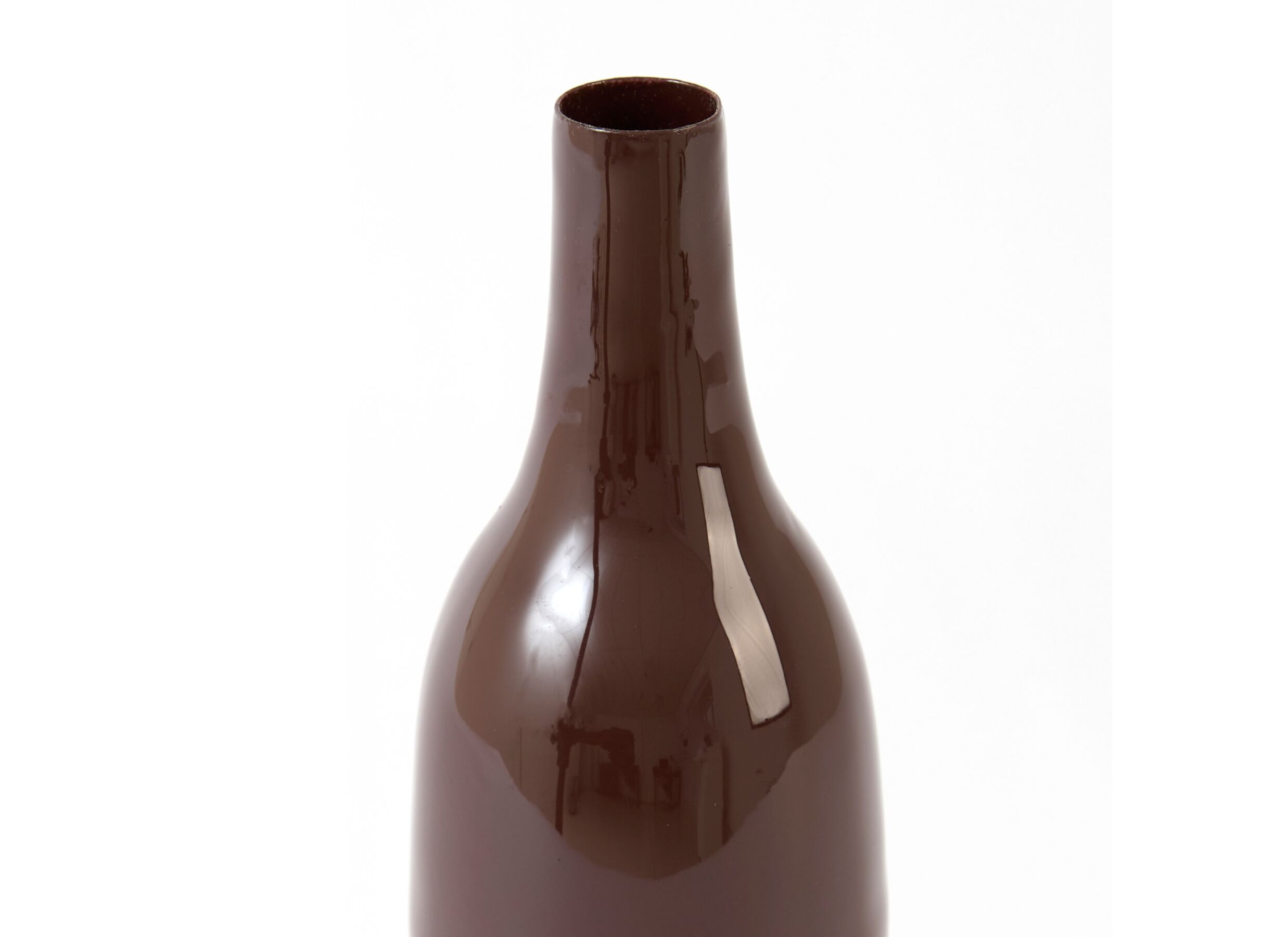 Detail - Vase Javier H24cm - métal - marron foncé