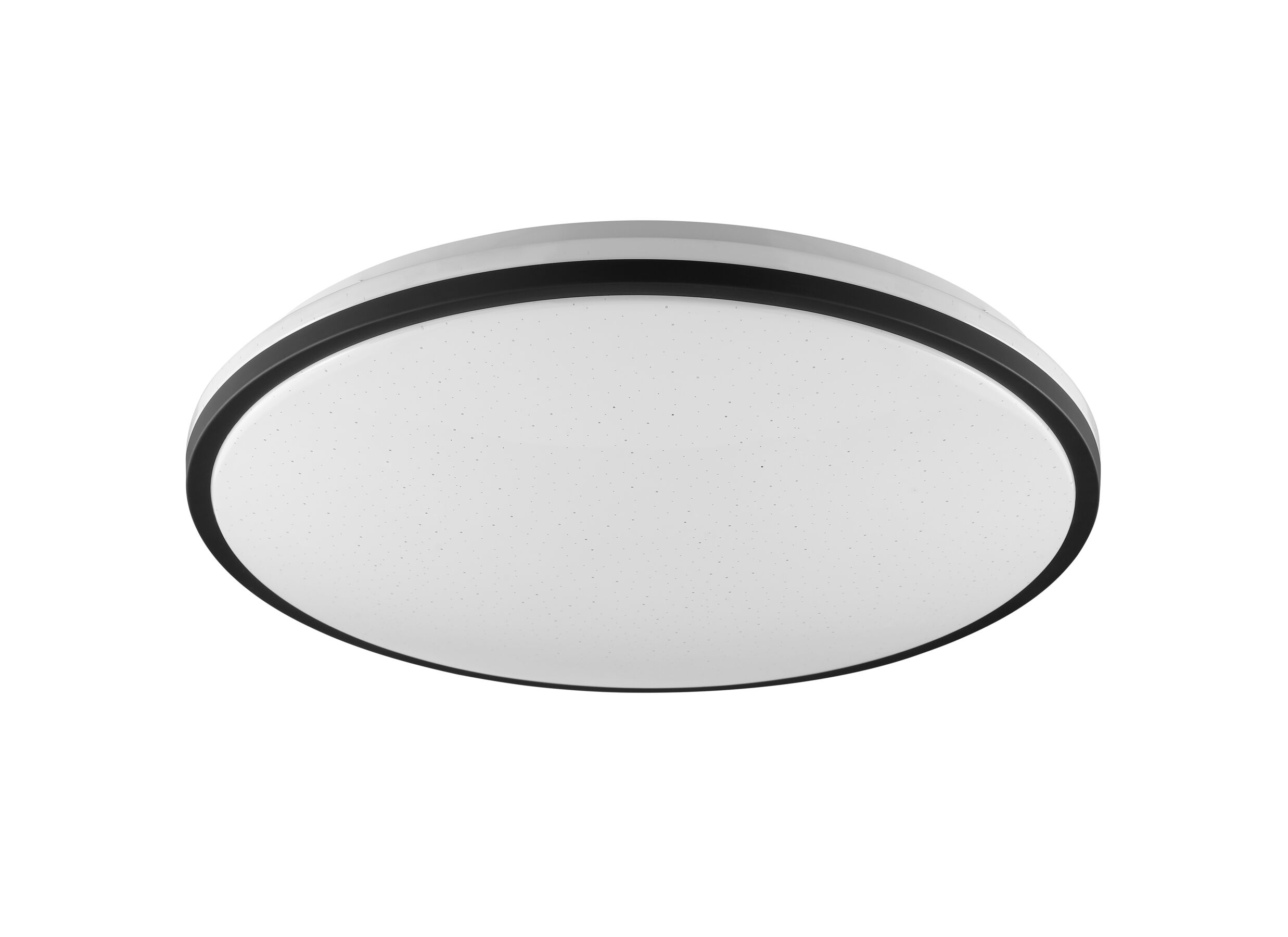 Aperçu - Plafonnier Taya Ø49,5cm - plastique & métal - noir & blanc