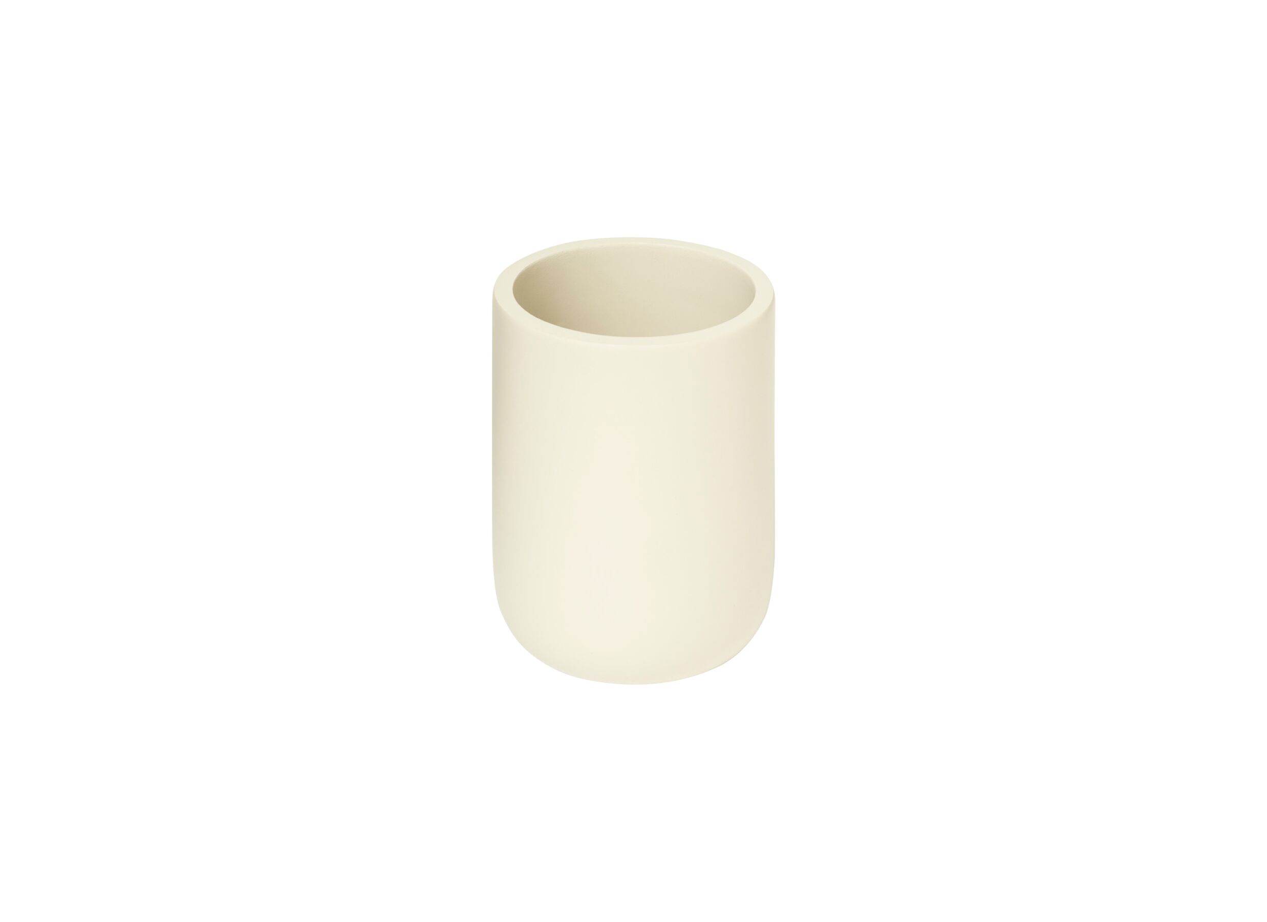 Beker Duo Ø7 - Gobelet Duo Ø7,2x10,1cm - polystone - ivoire
