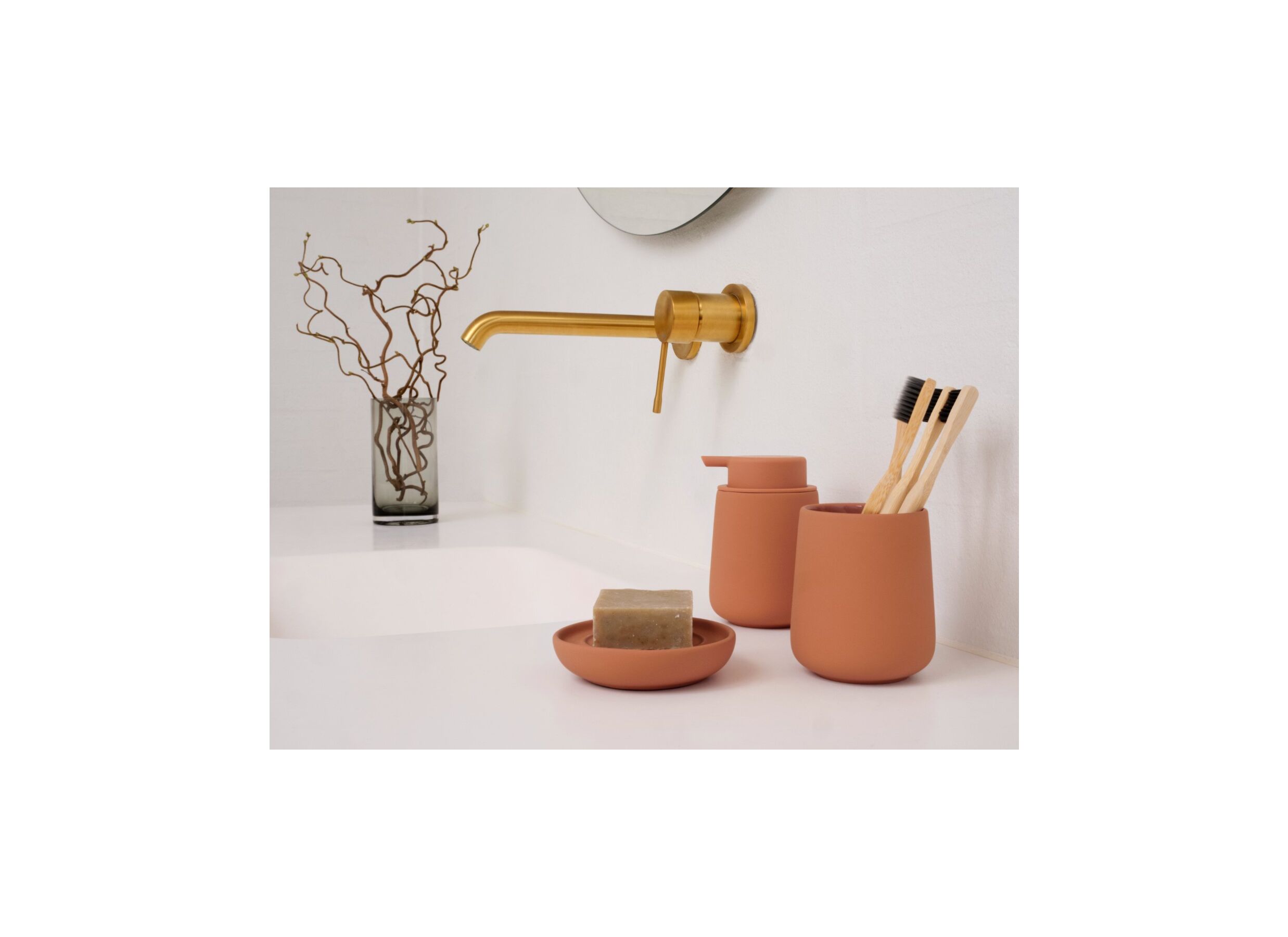 Foto ambiance - Porte-savon mandarine