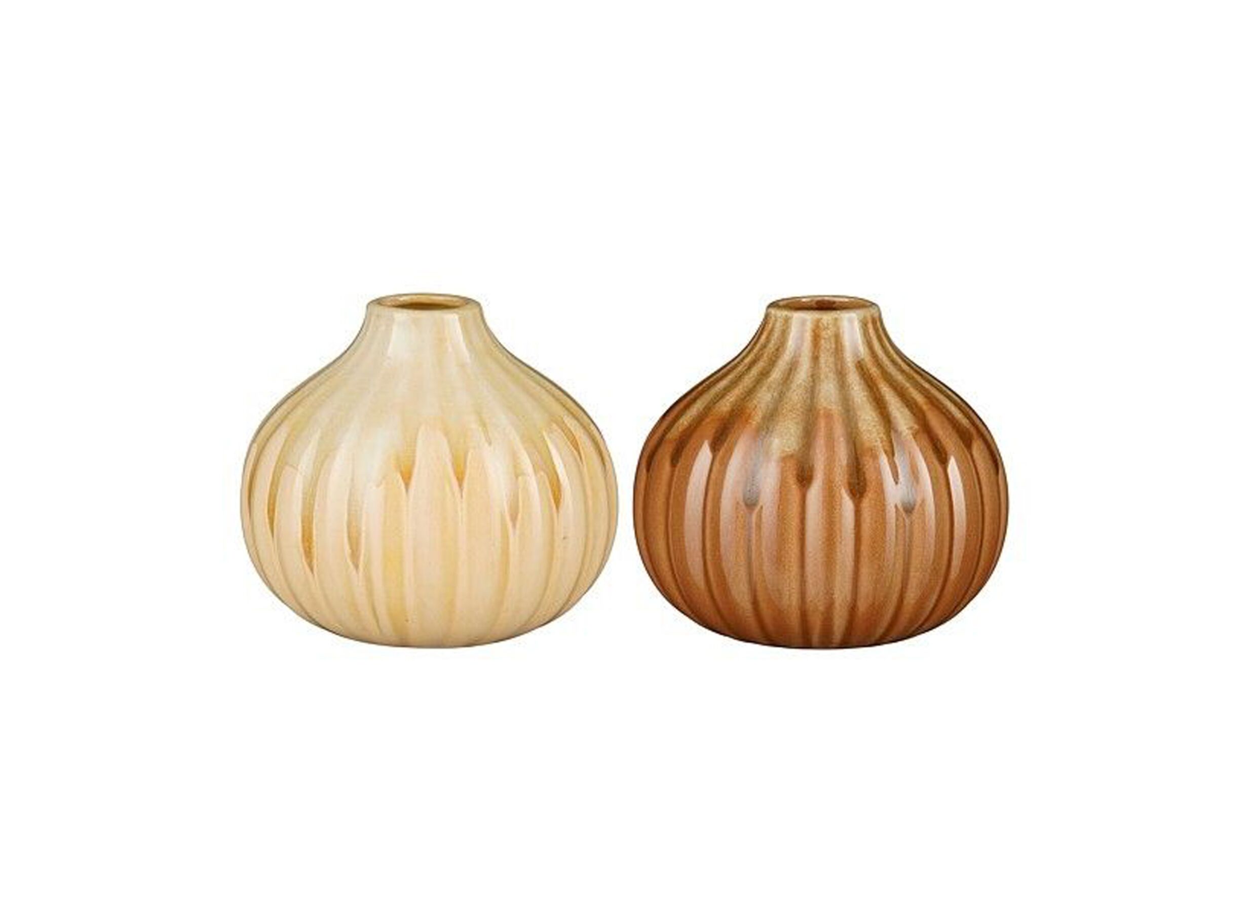 Plus Important - Vase Danu H10cm - céramique - marron