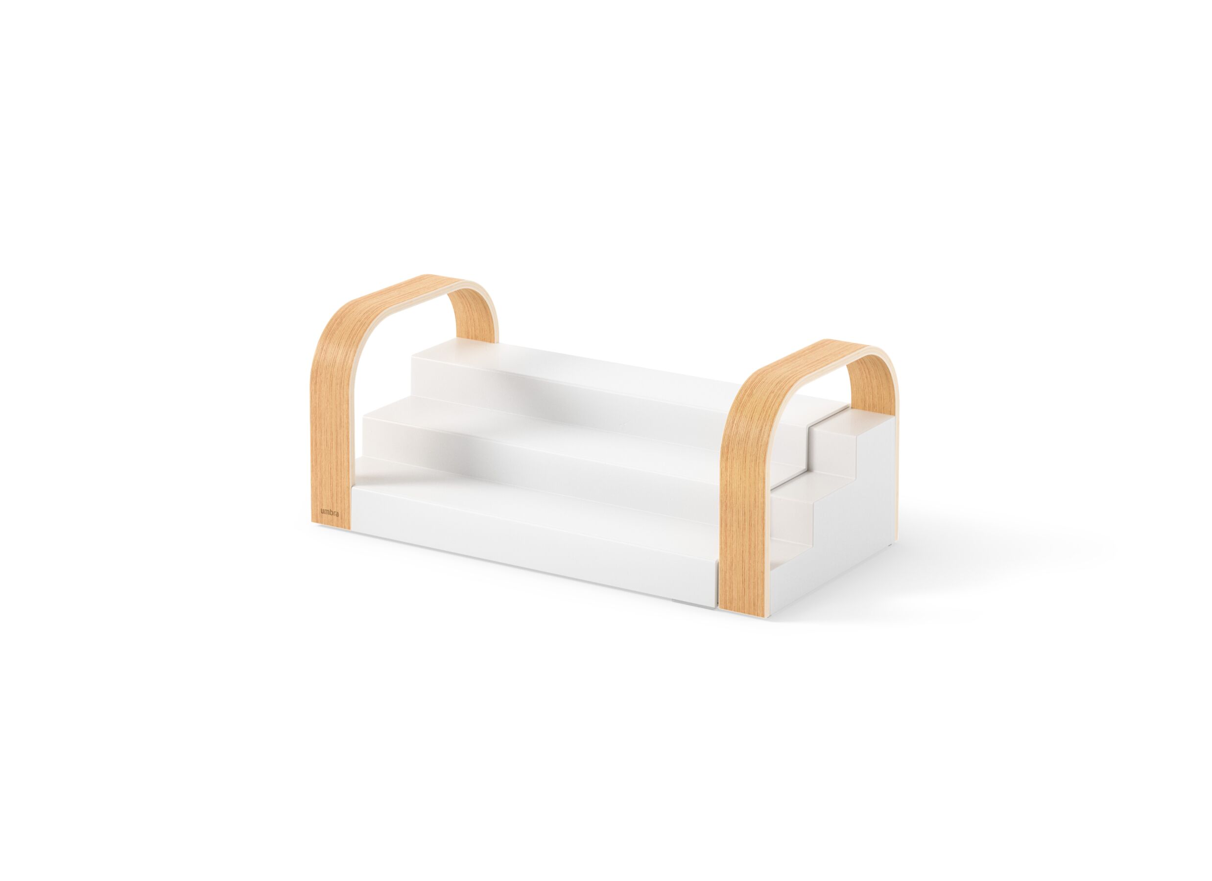 Overzichtsfoto - Kruidenrek Bellwood H12,7cm - gerecyleerd kunststof & hout - wit