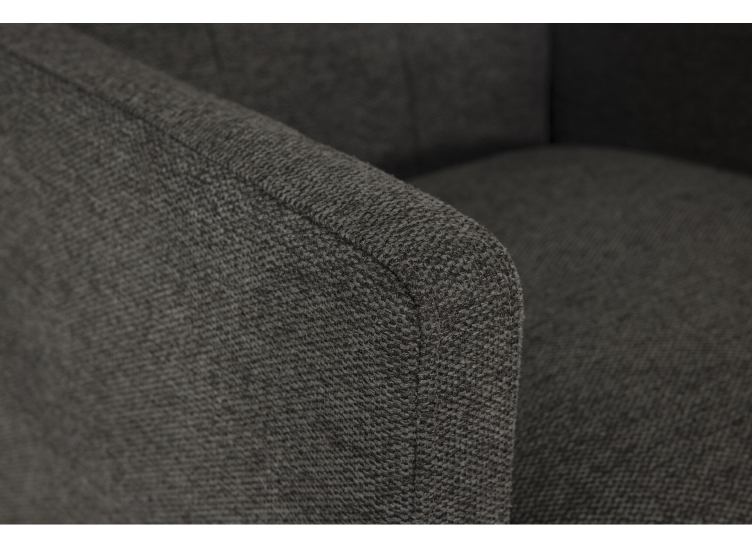 Detail - Chaise Bilbao 59x57x97cm - tissu - anthracite