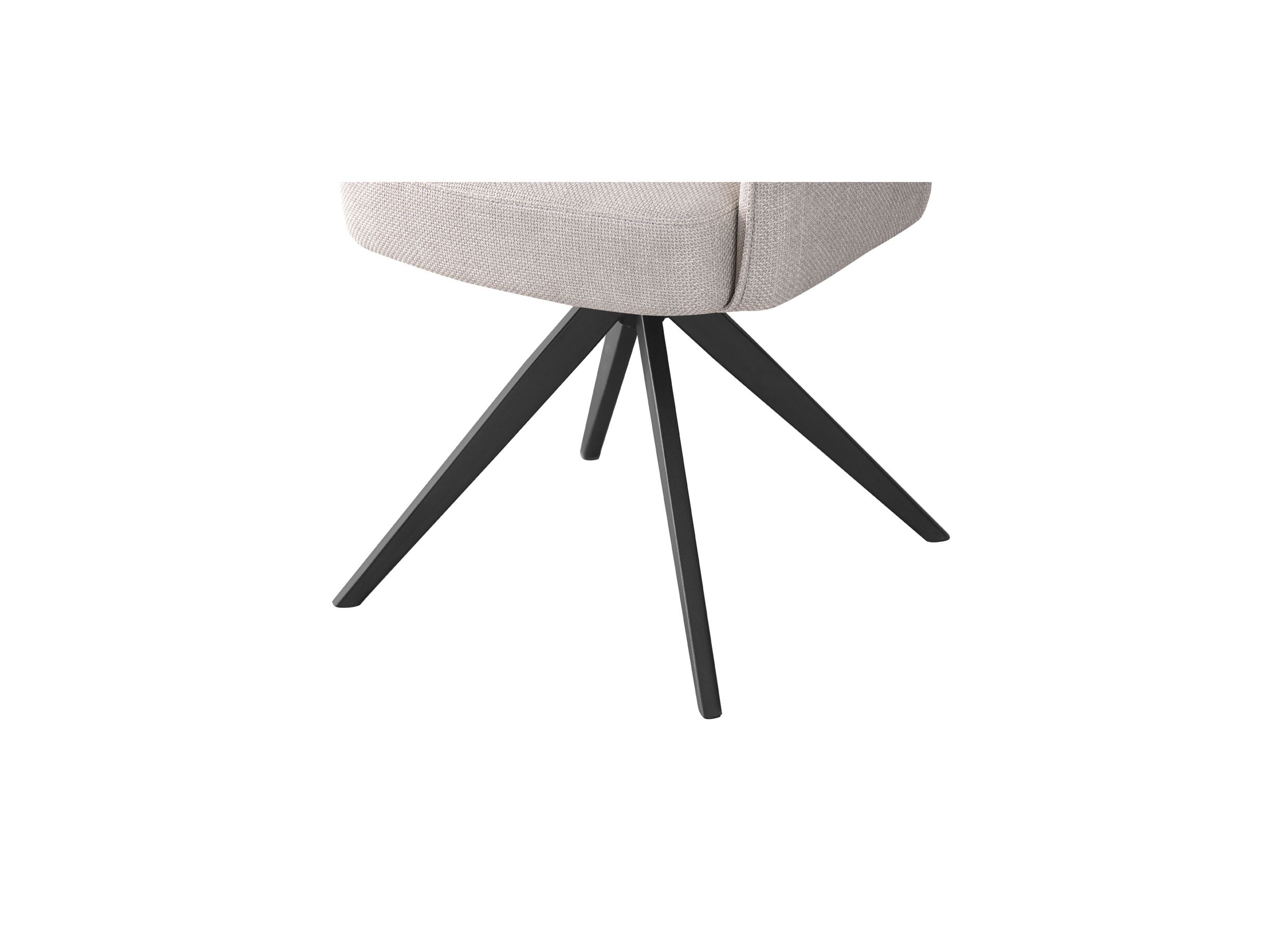 Draaistoel Mesa 55x48x84cm - stof - greige