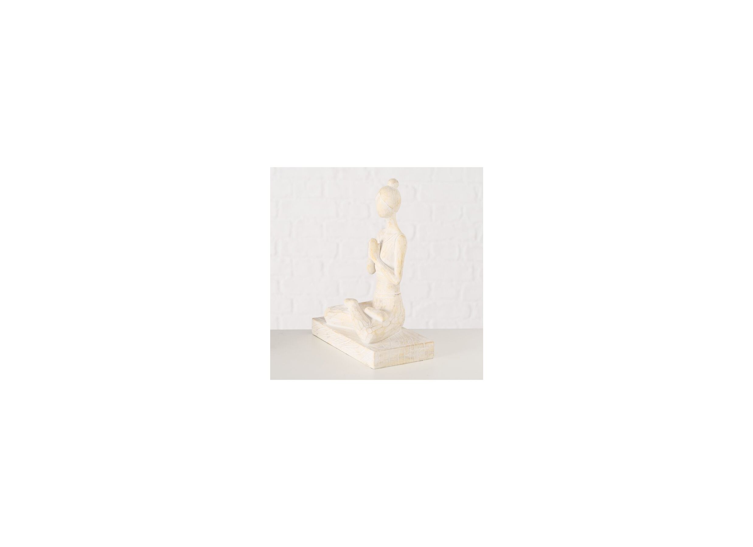 Aperçu - Statue Yoga Woman H24cm