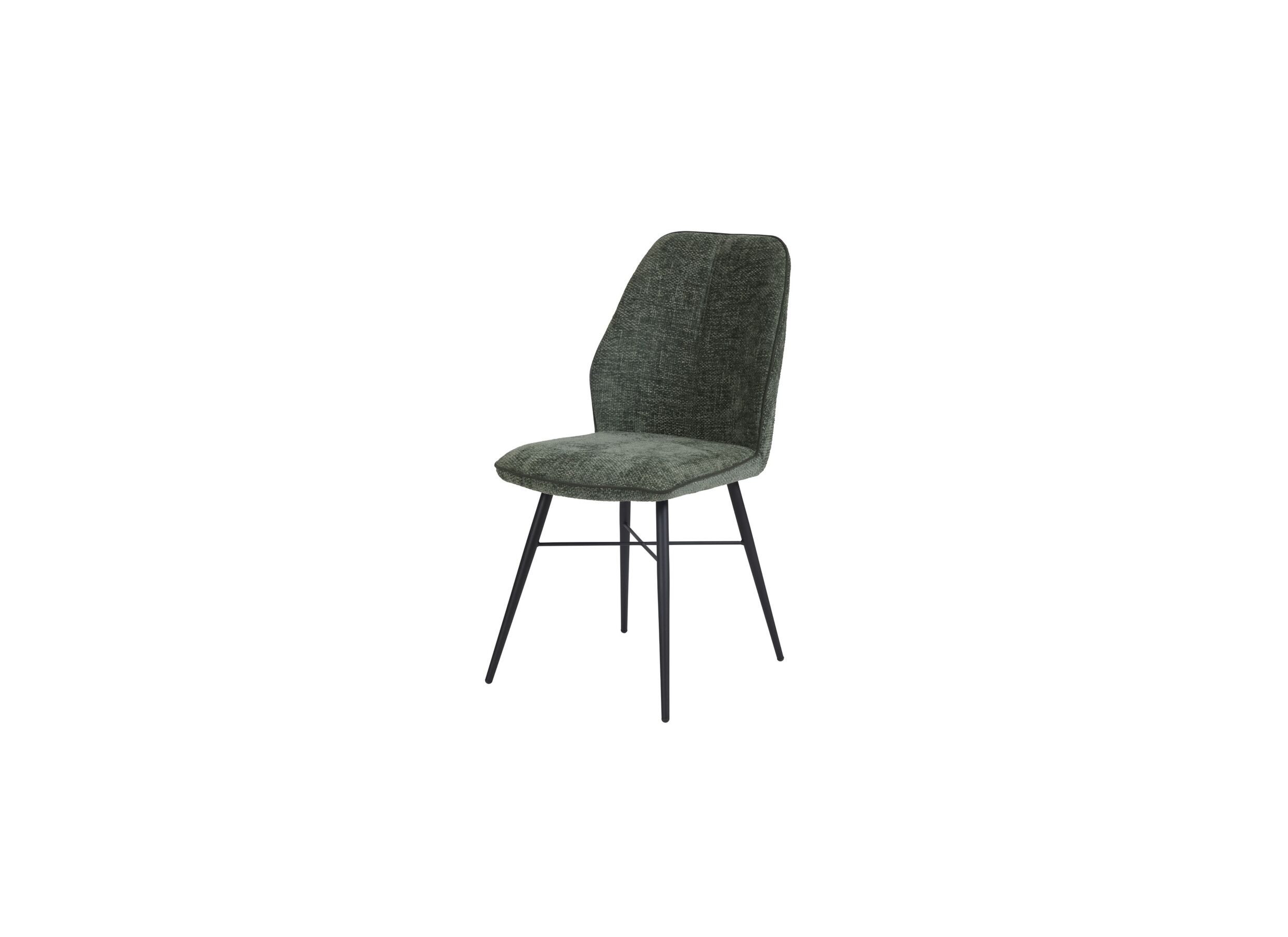 Stoel 45x50x91cm - stof - groen
