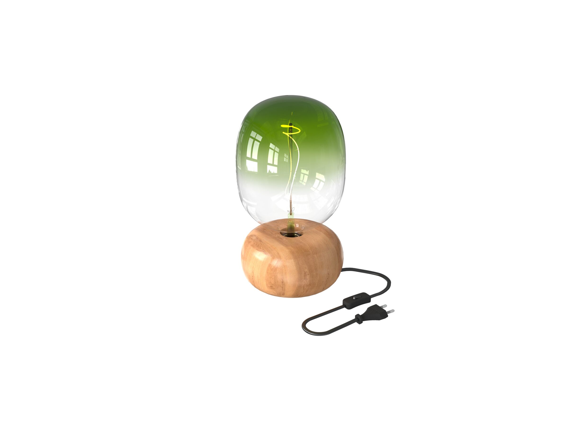 Photo ensemble - Lampe de table E27 H9cm