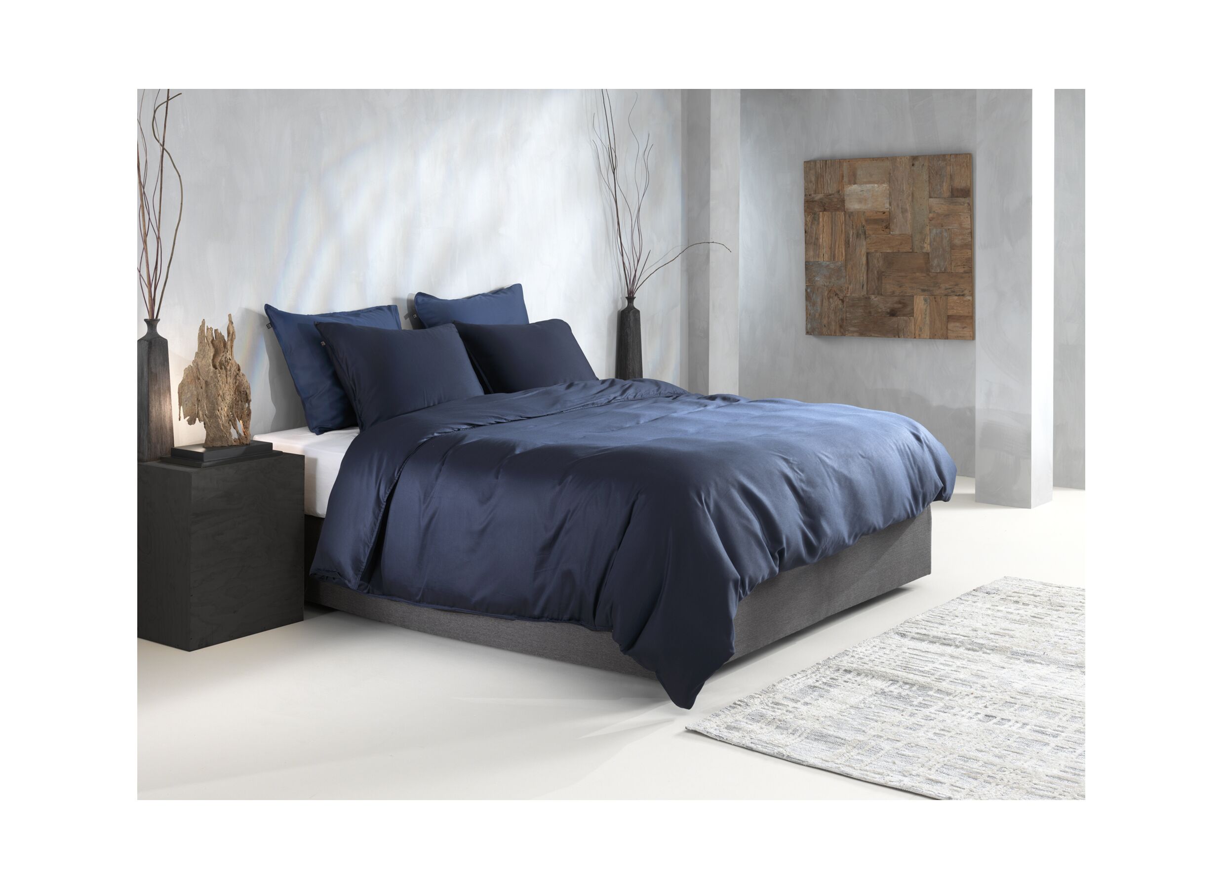 Foto ambiance - Housse de couette 240x220cm coton satin