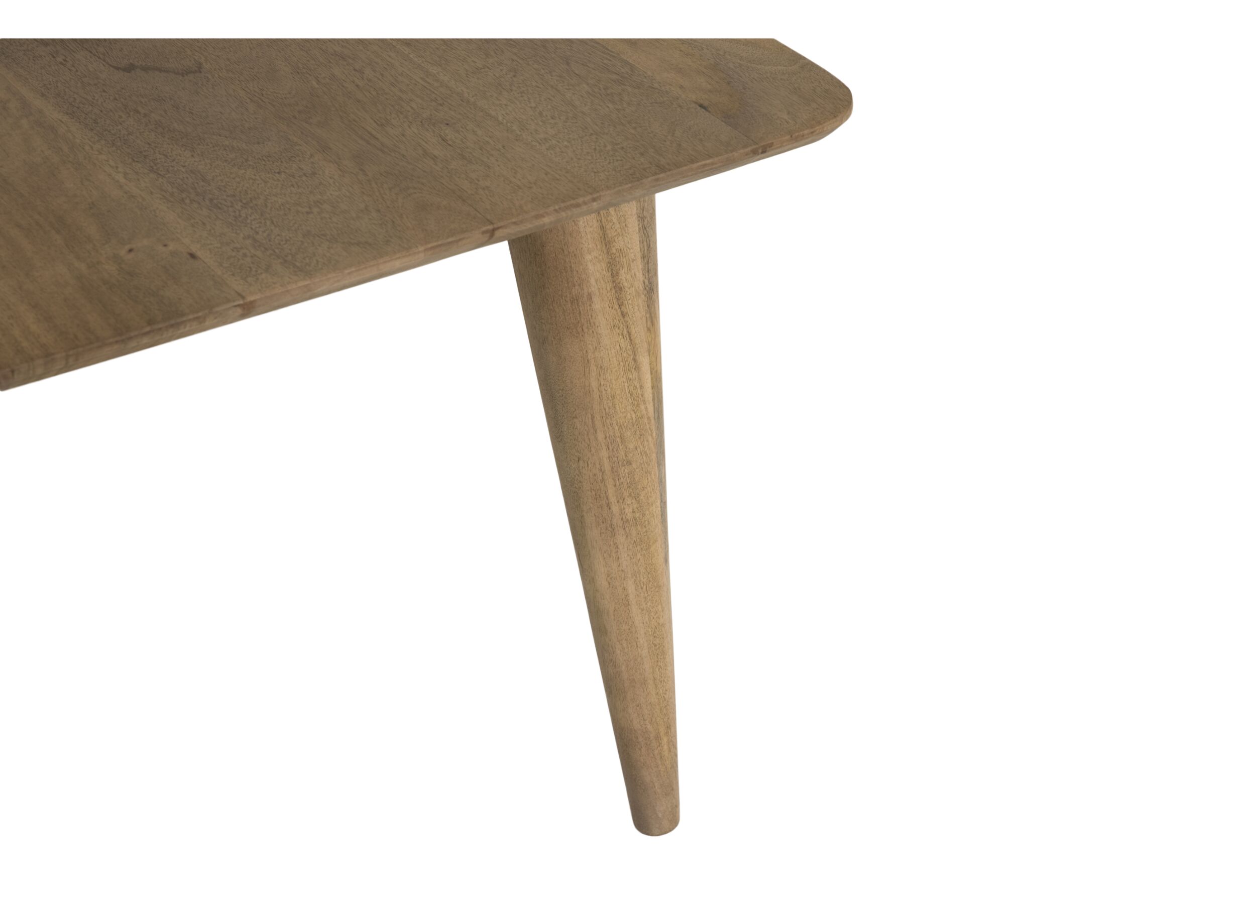 Detail - Table Tiresias 190x100cm - manguier massif - naturel