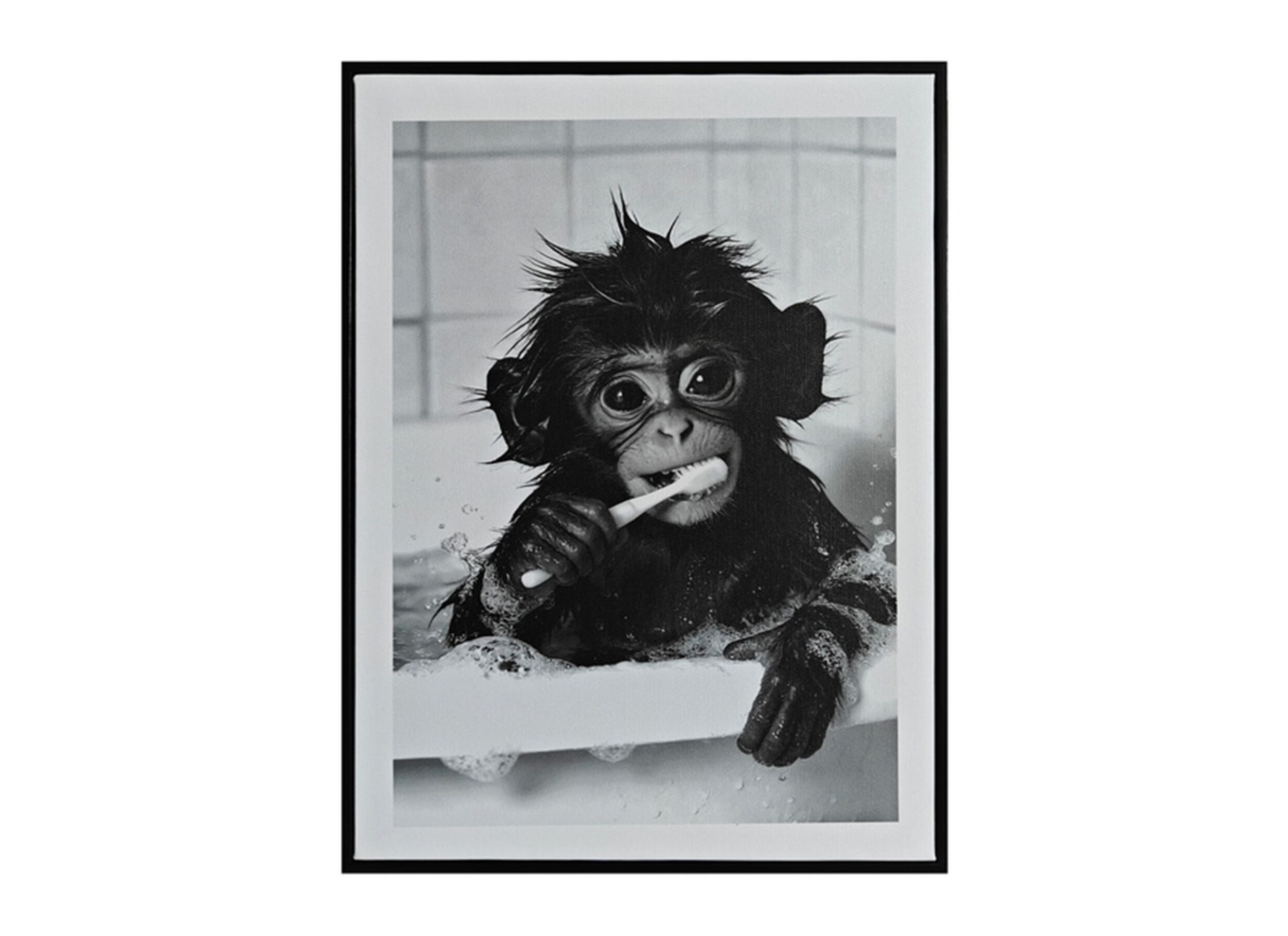 Hoofdfoto - Print op canvas Monkey 30x40cm