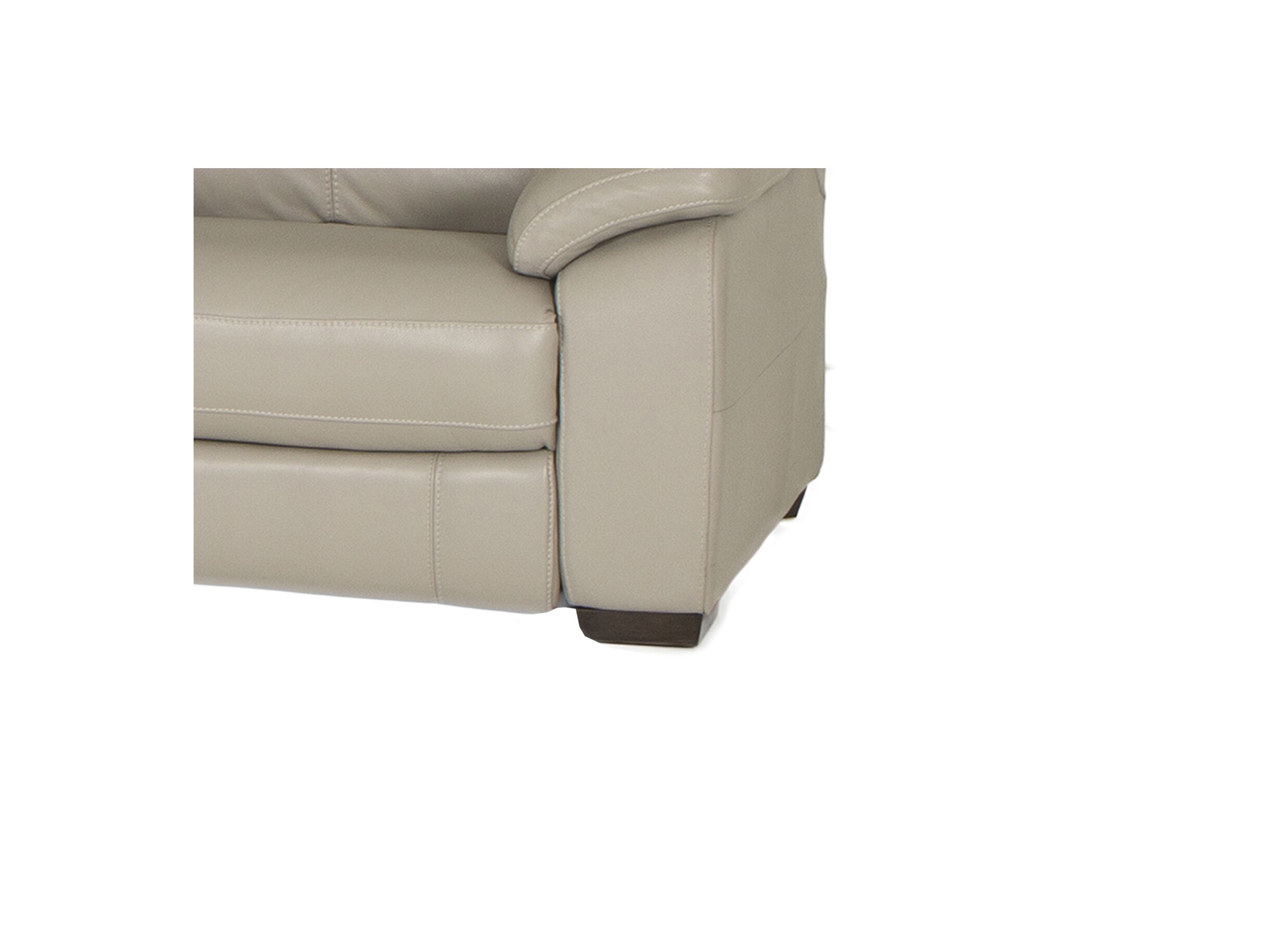 Detailfoto - Zetel Mohawk 2-zit - leder - grijs