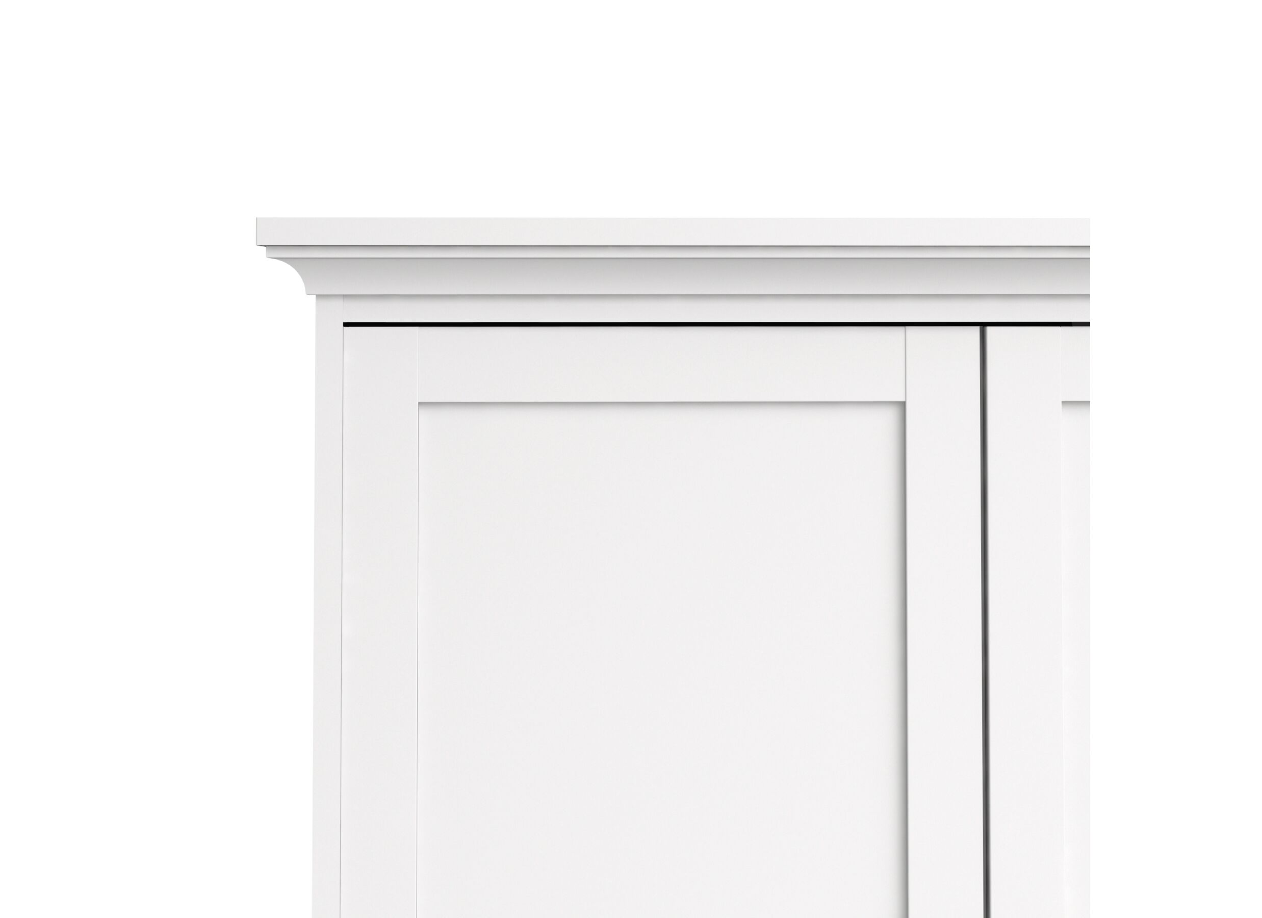 Garde-robe Paris 181cm - décor - blanc