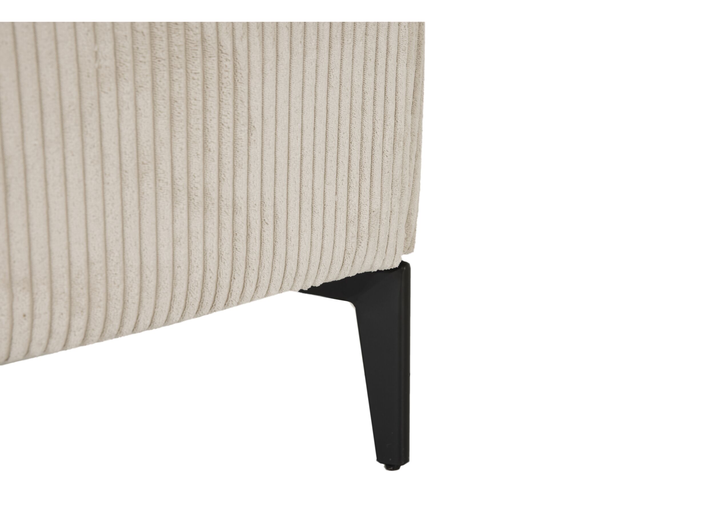 Detail - Fauteuil Capri 67x71x73cm - velours - ivoire