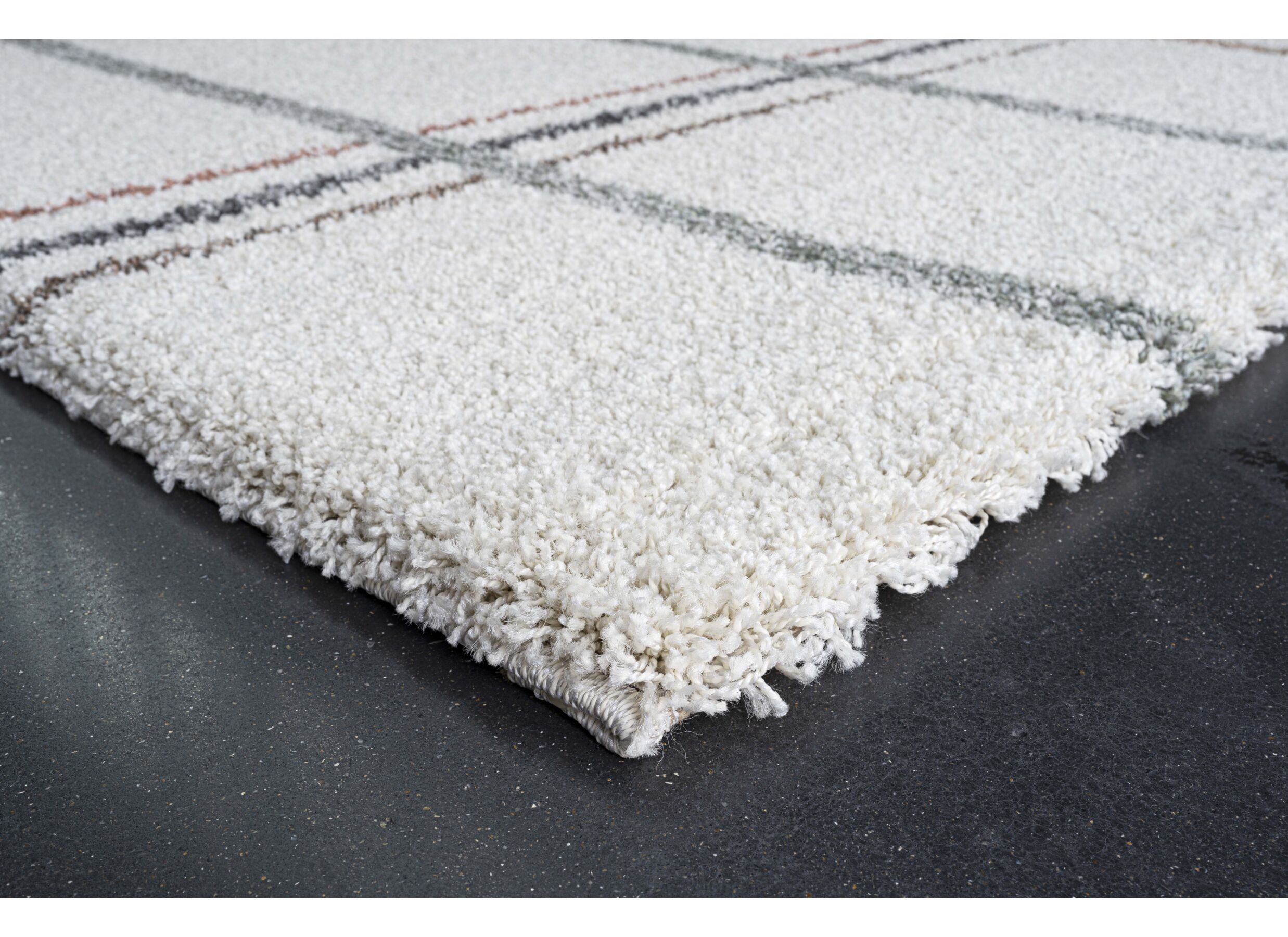 Detail - Tapis Medusa 120x170cm - polyester - beige/multicolore