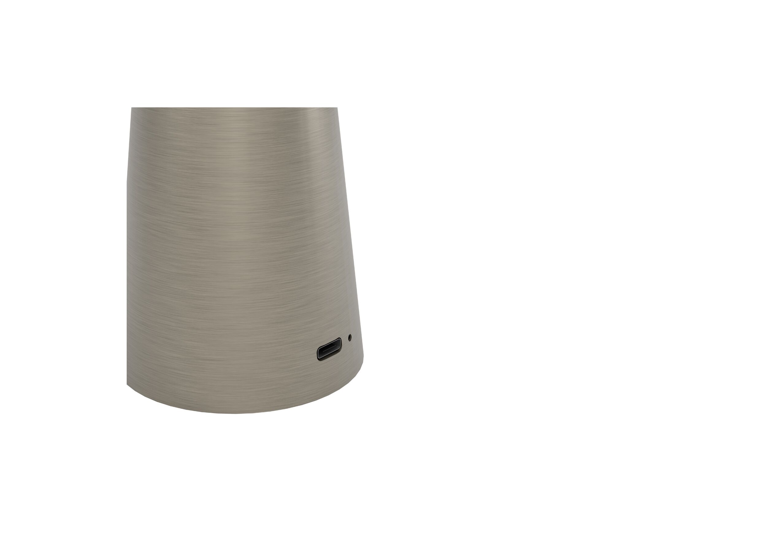Detailfoto - Tafellamp Piccola LED H28cm staal donker brons