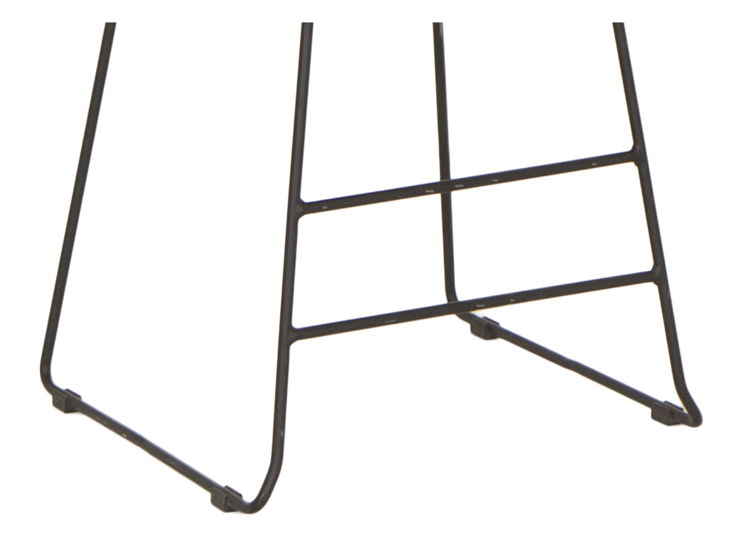 Detail - Chaise de bar Diavola HA76cm - synthétique - noir