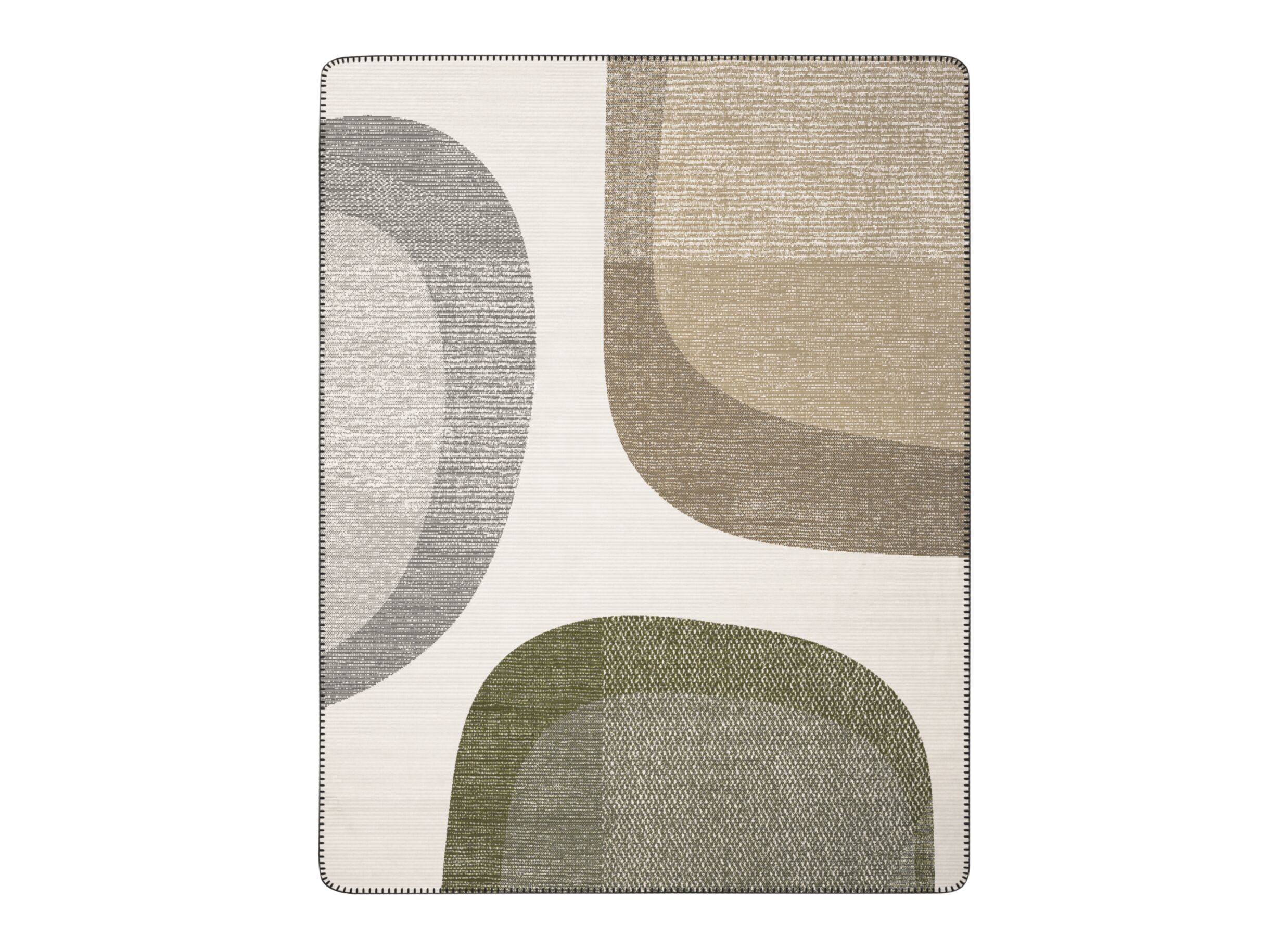 Aperçu - Plaid Nordick Rock 150x200cm - coton & polyester - multicolore