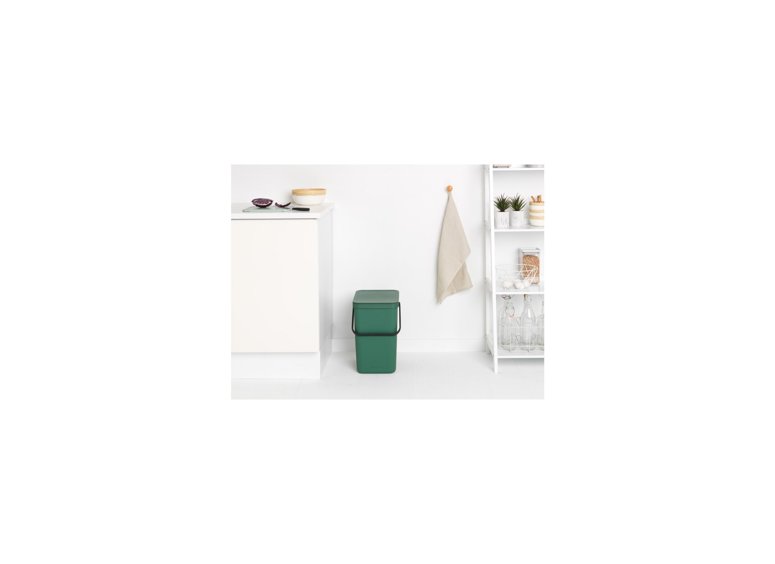 Sfeerfoto - Vuilbak Sort & Go Brabantia 25L groen