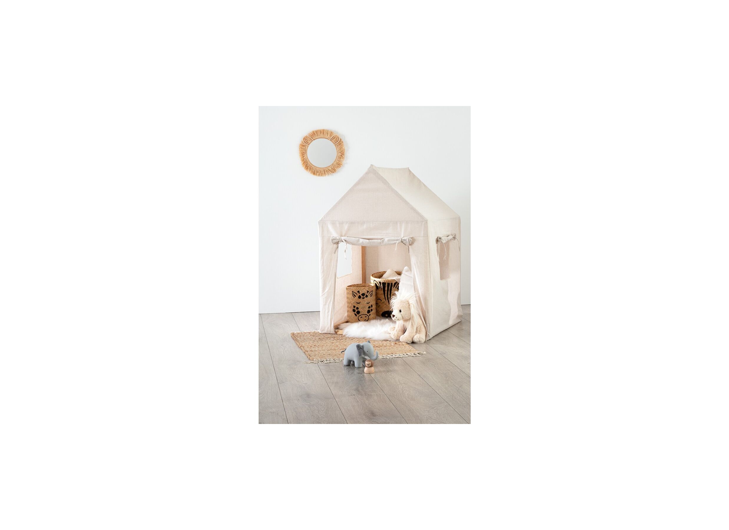 Sfeerfoto - Kinderdecoratie Tent Safari H115cm