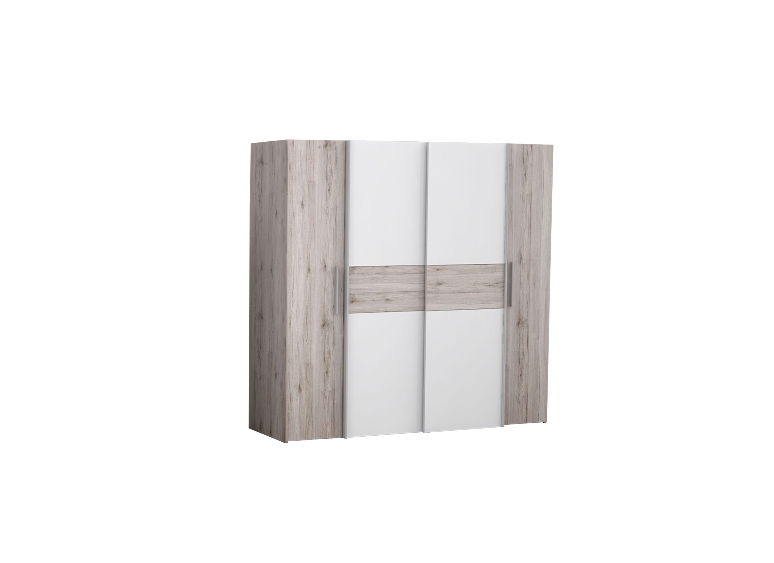 Garde-robe 200cm - Garde-robe Kalixtus 200cm - décor - chêne sable/blanc