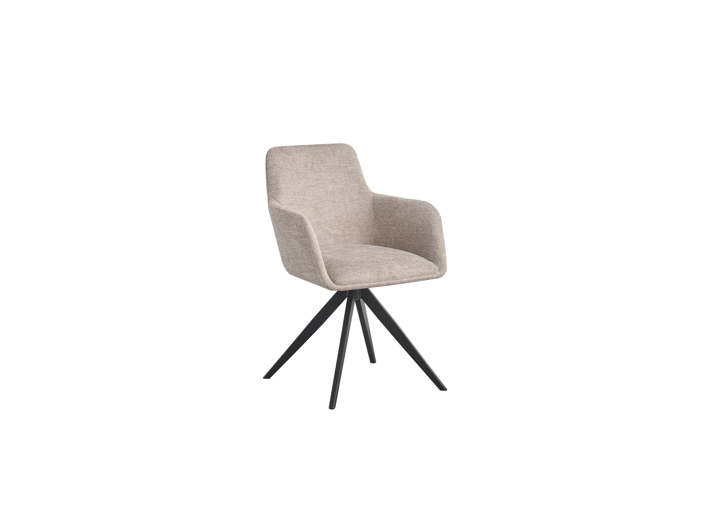 Draaistoel Sirius 57x60x83cm - stof - beige - Draaistoel Sirius 57x60x83cm - stof - beige
