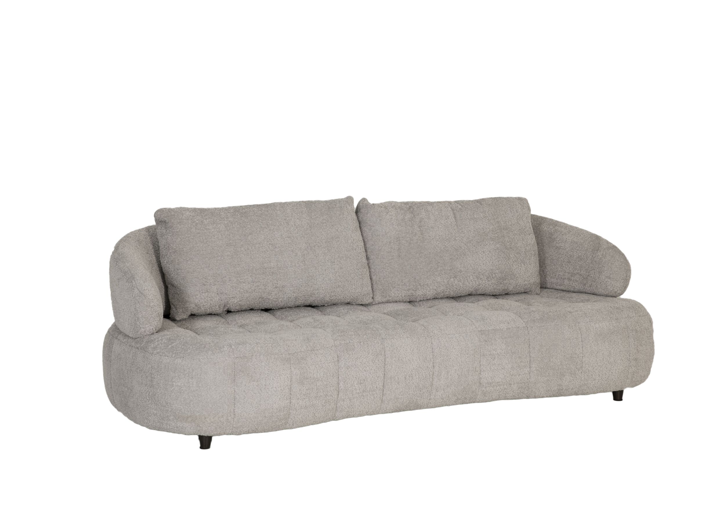 Zetel Lepanto 2 - Zetel Lepanto 2,5-zit - stof - silver grey