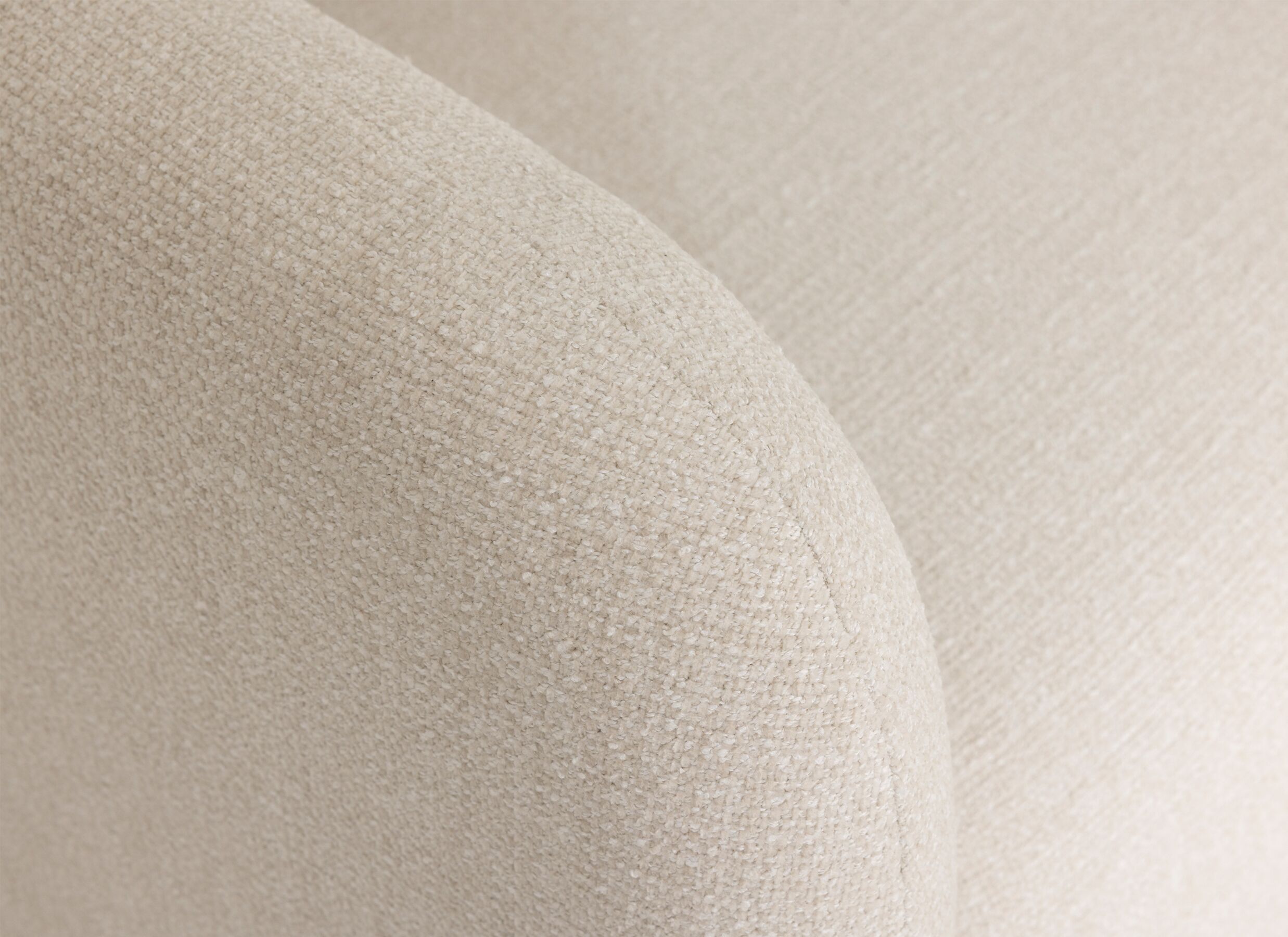 Detail - Canapé d'angle Danae 282x168cm - tissu - beige
