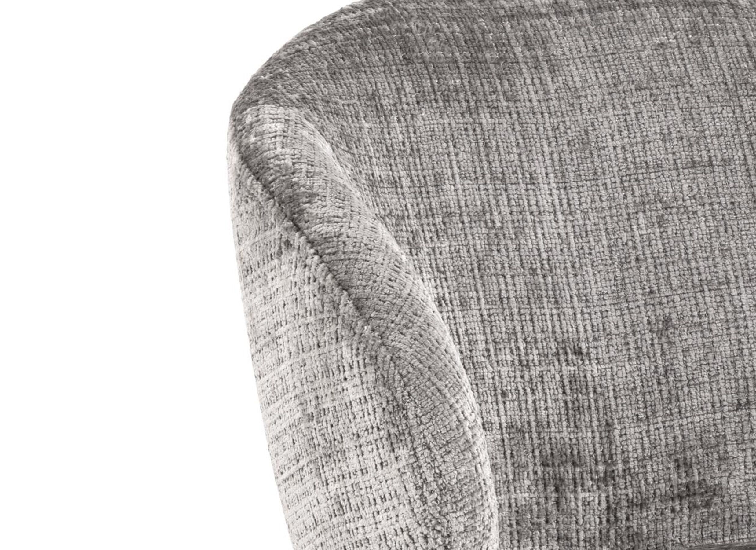 Detail - Chaise pivotante tissu - gris