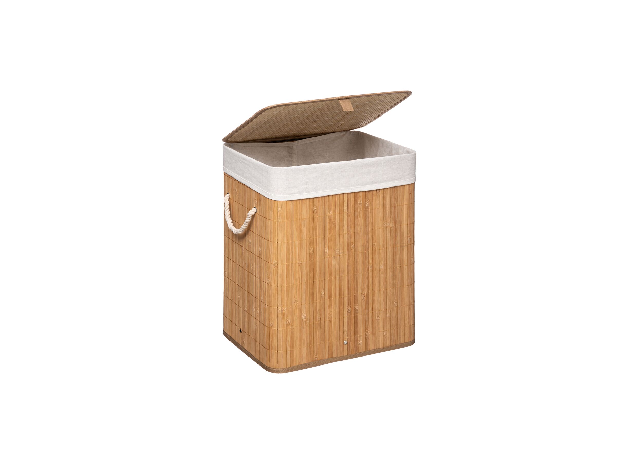 Panier à linge 40x30x50cm bambou - Panier à linge 40x30x50cm bambou