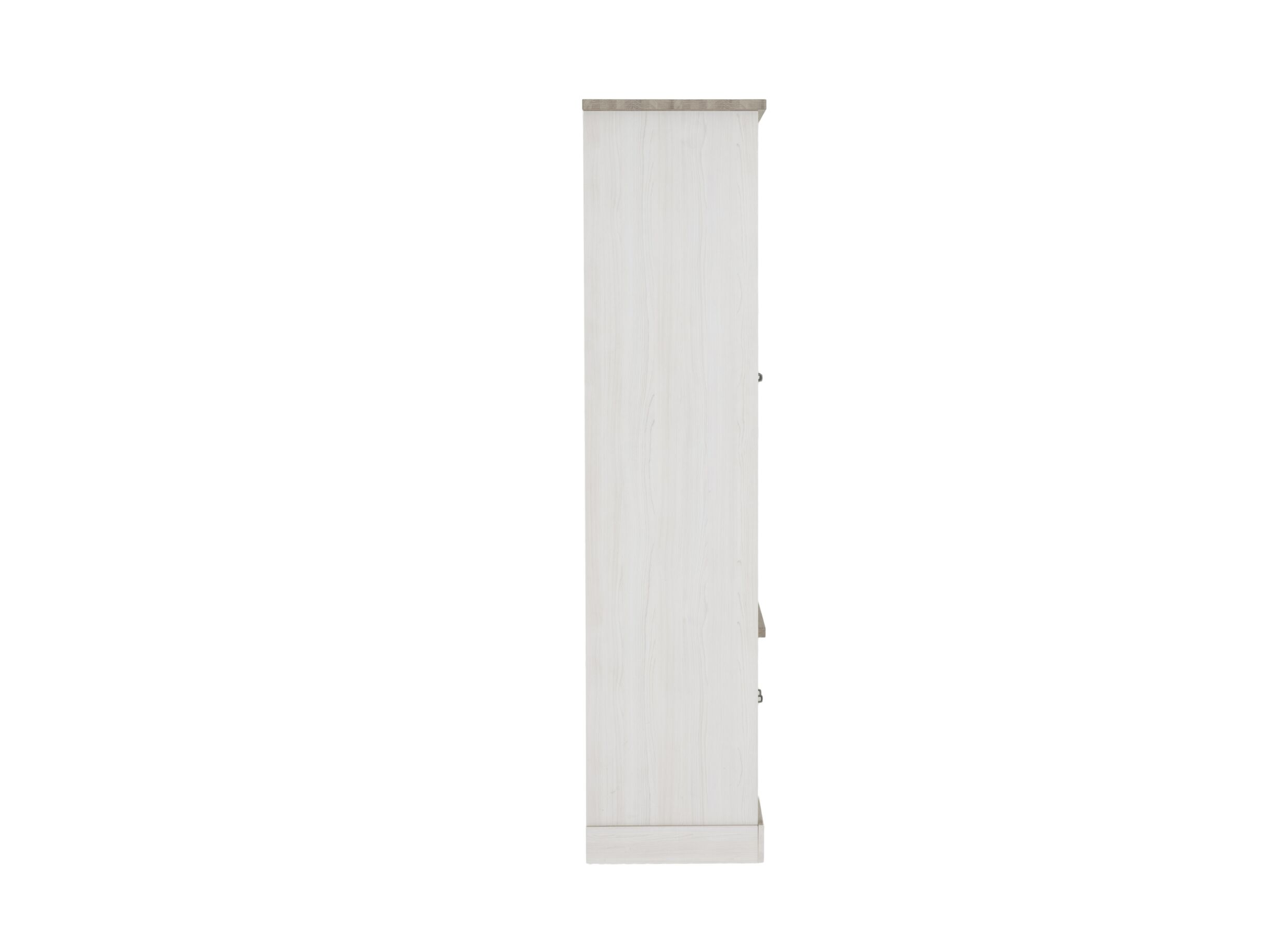 Overzichtsfoto - Vitrinekast 122cm - decor - lariks/bruine eik