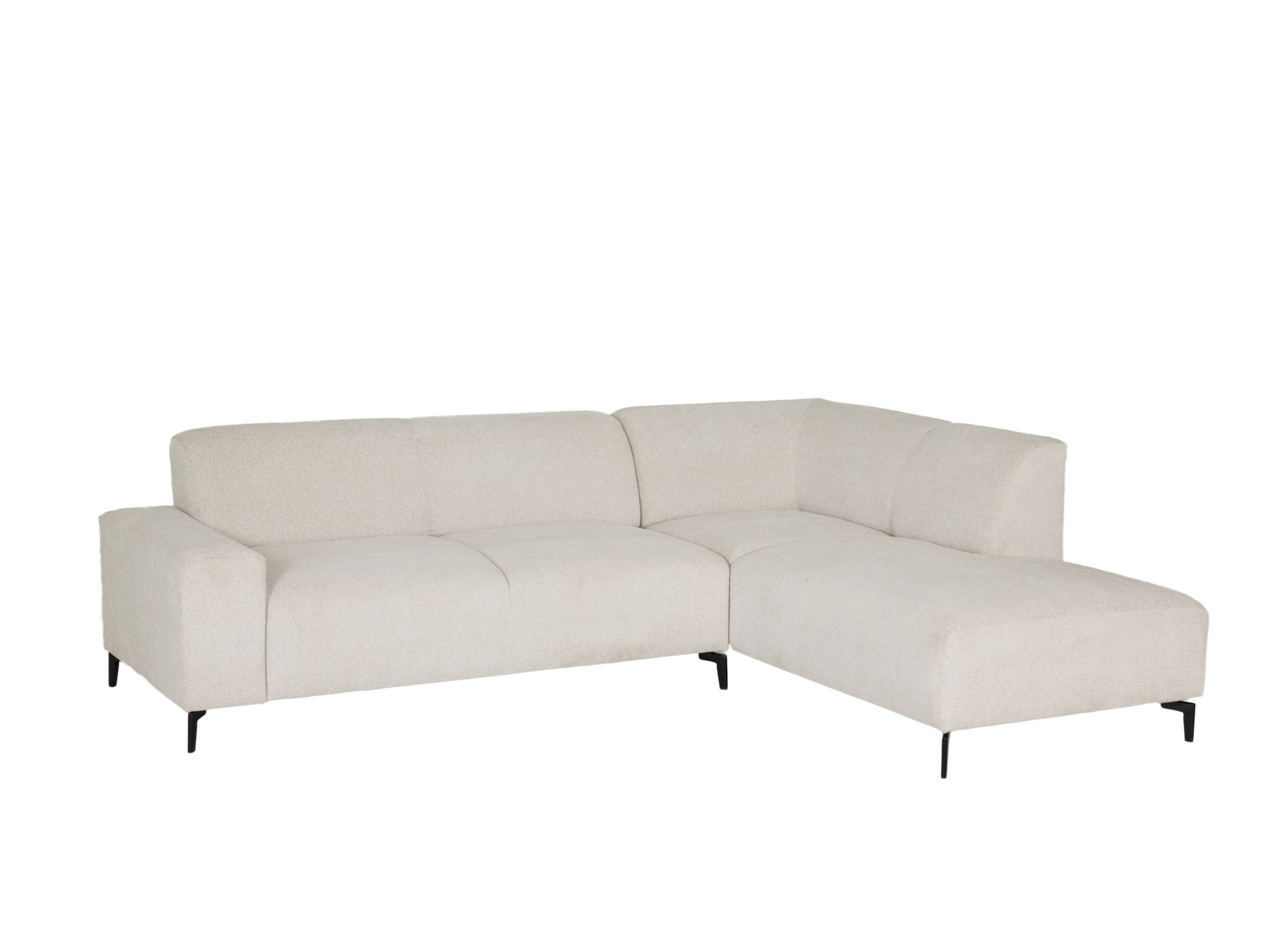Hoeksalon Eddy 267x206cm - stof - ecru
