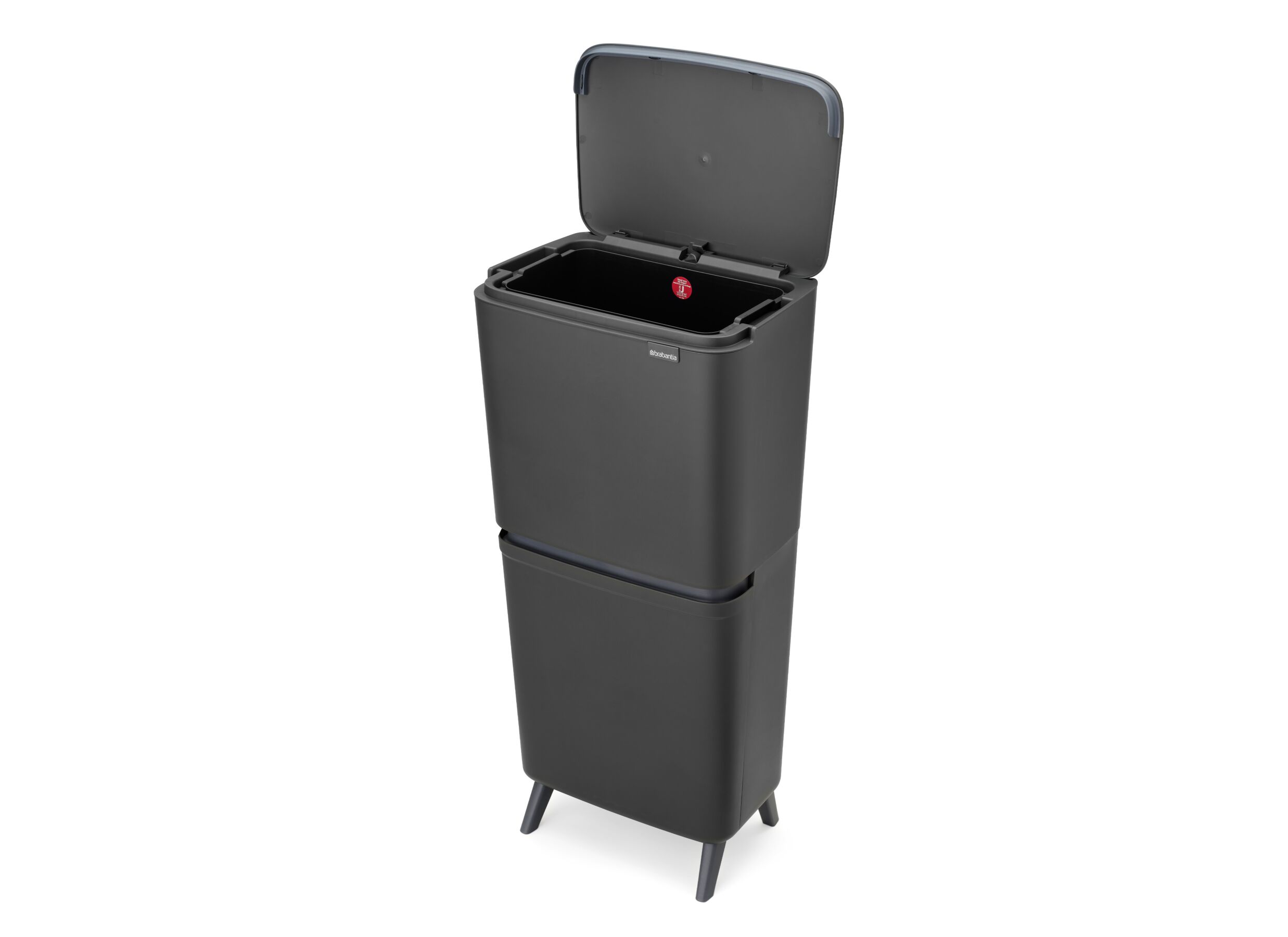 Overzichtsfoto - Vuilnisbak SortUp Recycle Brabantia 20+25L - dark grey