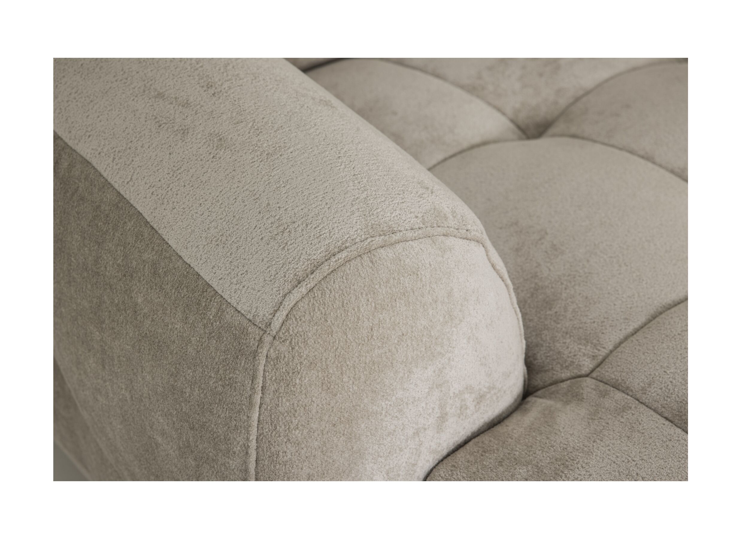 Detailfoto - Hoeksalon Ivy 389x257cm - stof - linen