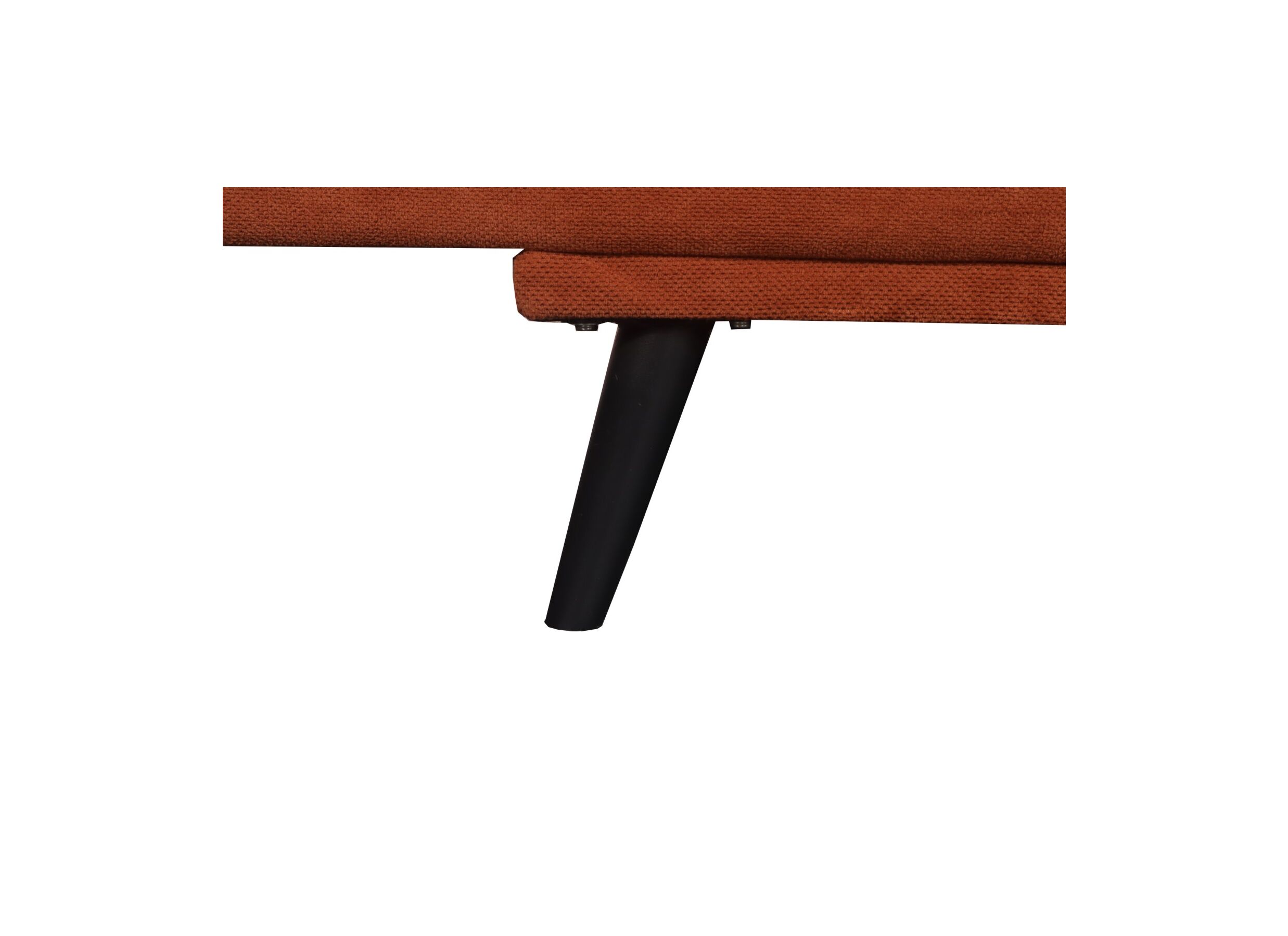 Detailfoto - Zetelbed Nation 1 persoon stof oranje