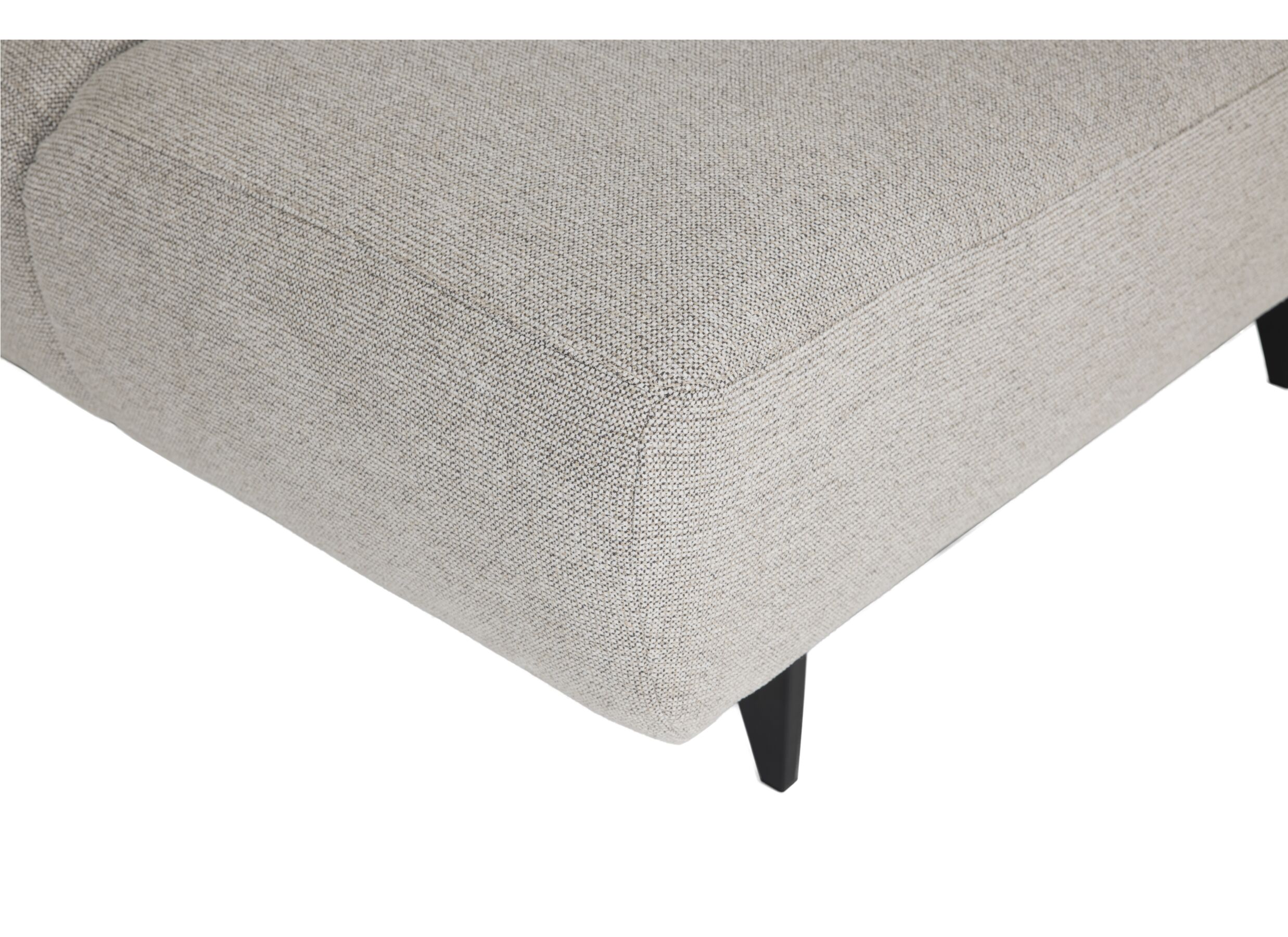 Canapé d'angle Culebra 299x231cm - tissu - beige avec relax