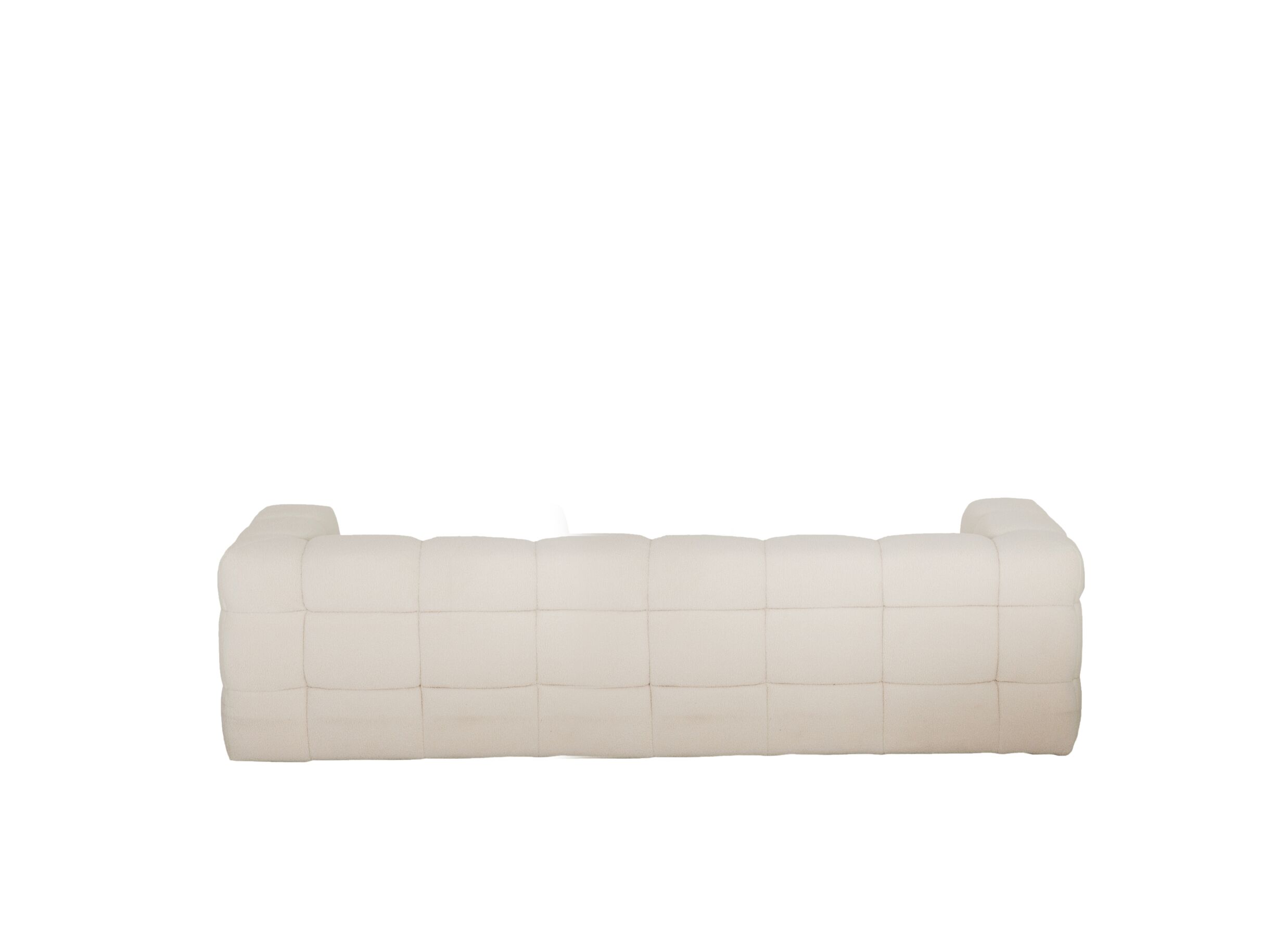 Zetel Bubble 4-zit stof wit