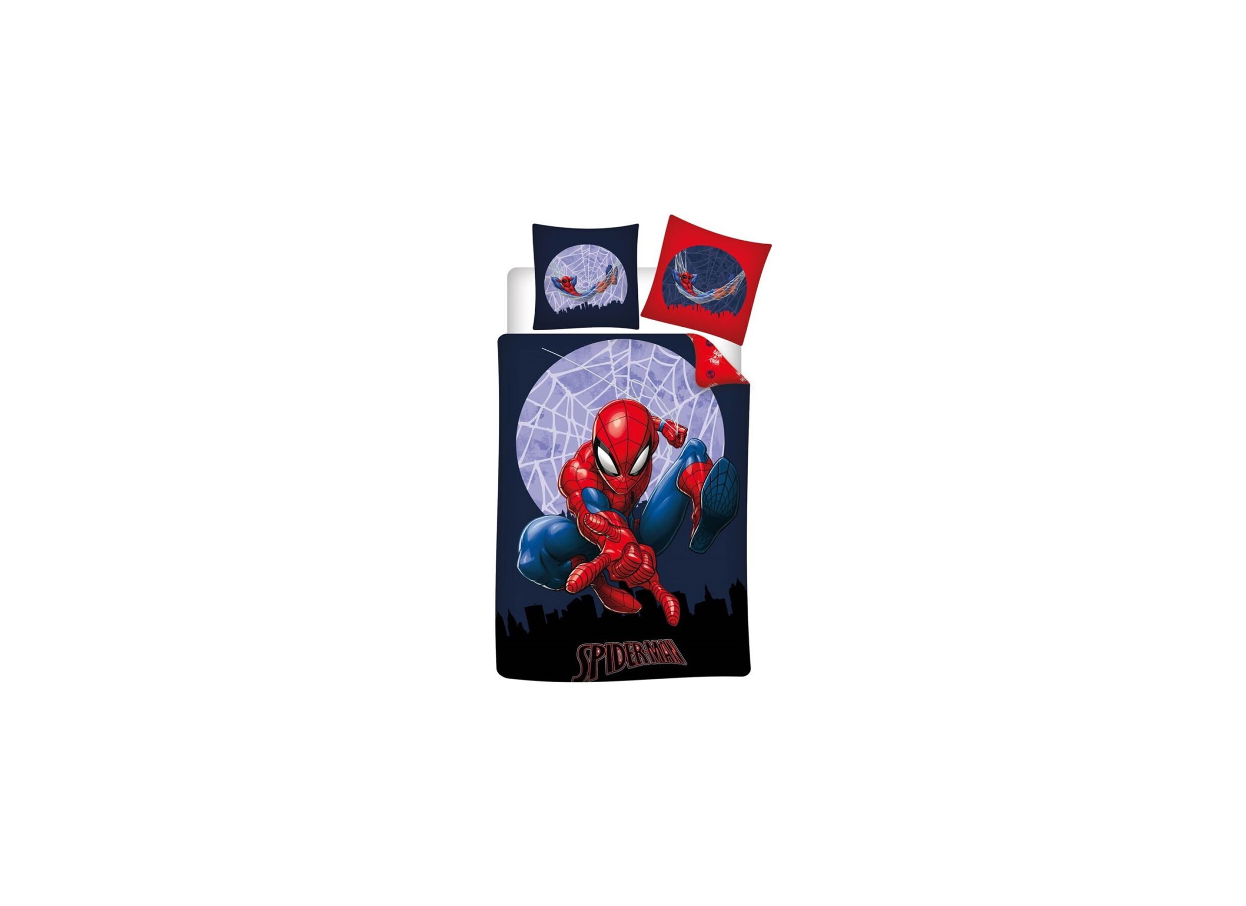 Dekbedovertrek Spiderman 140x200cm - polyester/katoen - multicolor - Housse de couette Spiderman 140x200cm - polyester/coton - multicolore