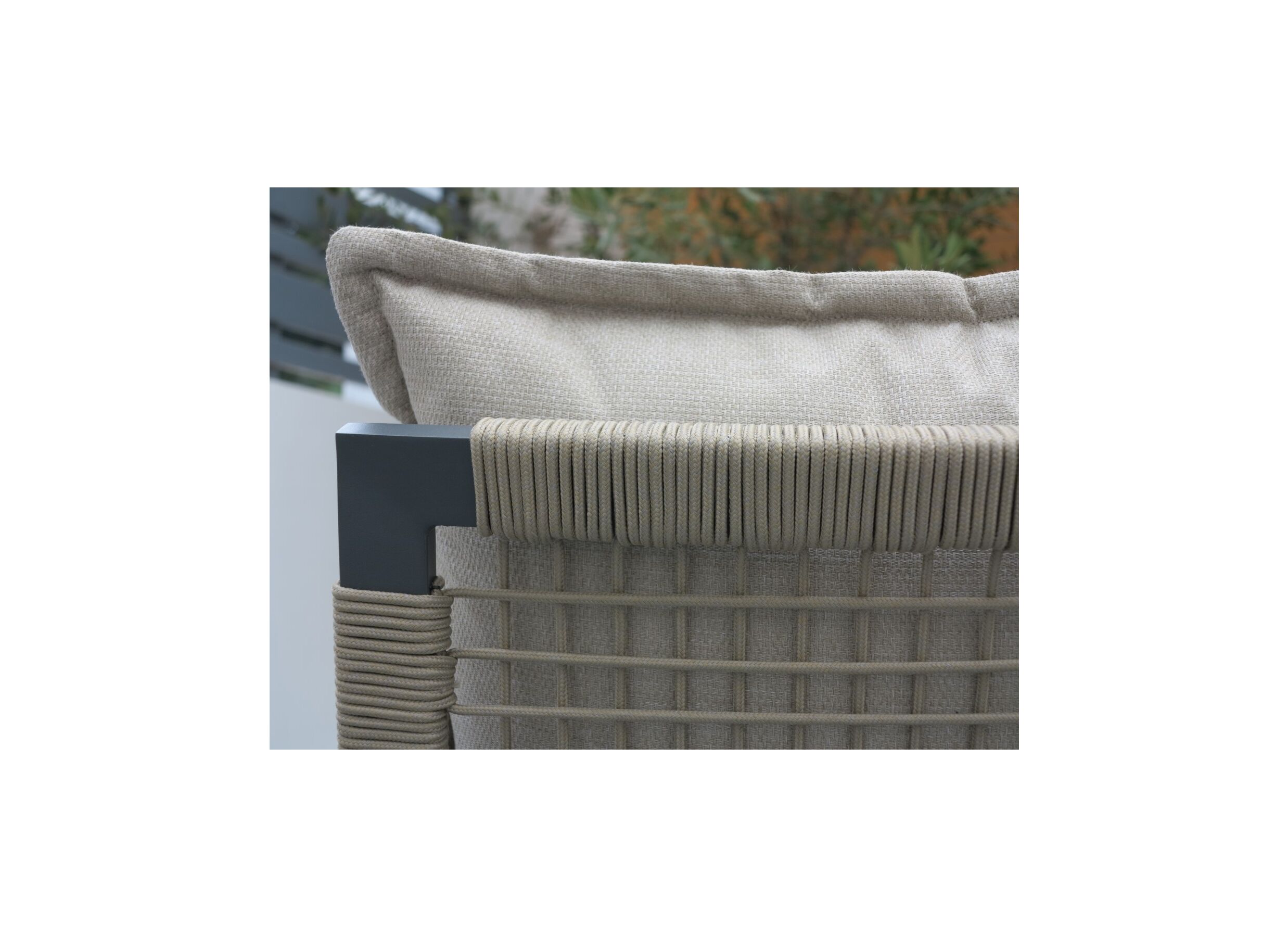 Detail - Salon lounge Arctica aluminium anthracite