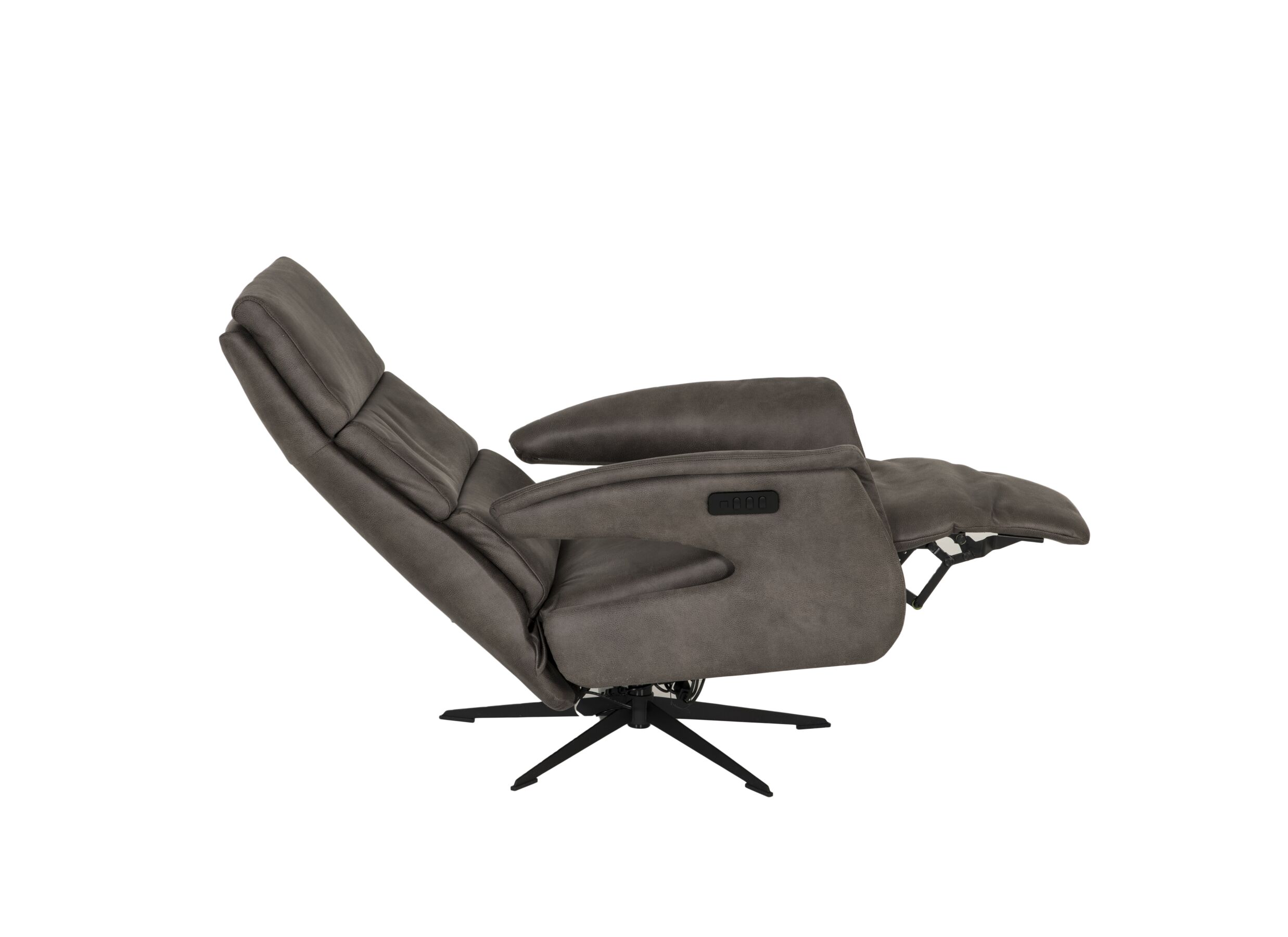 Relaxzetel elektrisch - stof - antraciet