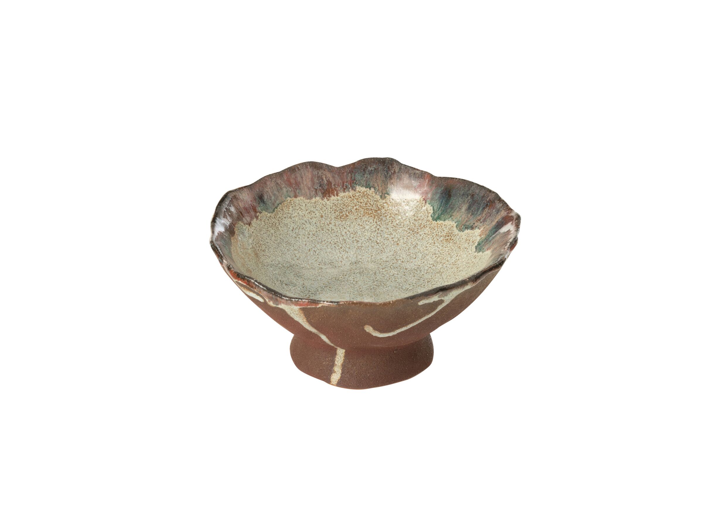 Hoofdfoto - Schaal Naga 17x16,5cm - keramiek - roest